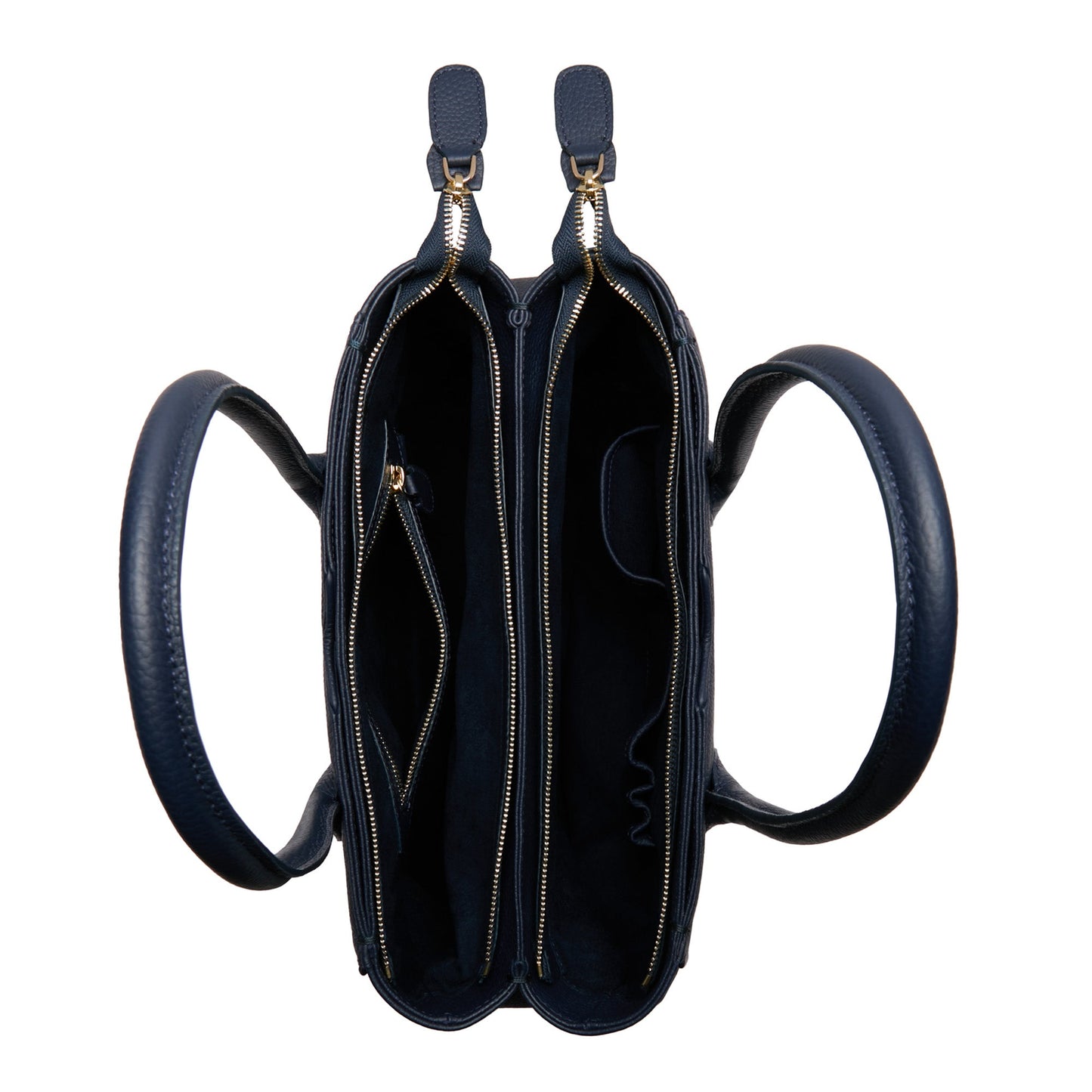 Honoré Cloe blue calfskin leather handbag -  - Isabel Bernard