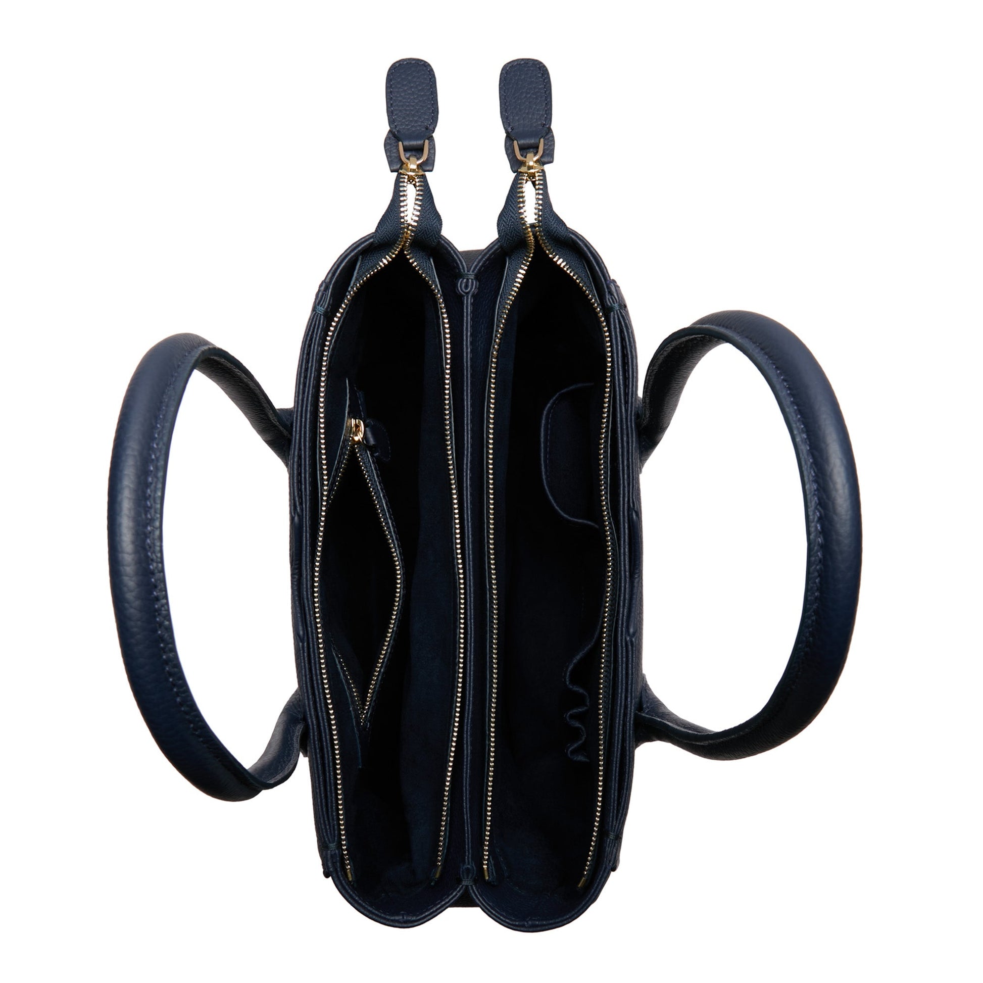 Honoré Cloe blue calfskin leather handbag -  - Isabel Bernard