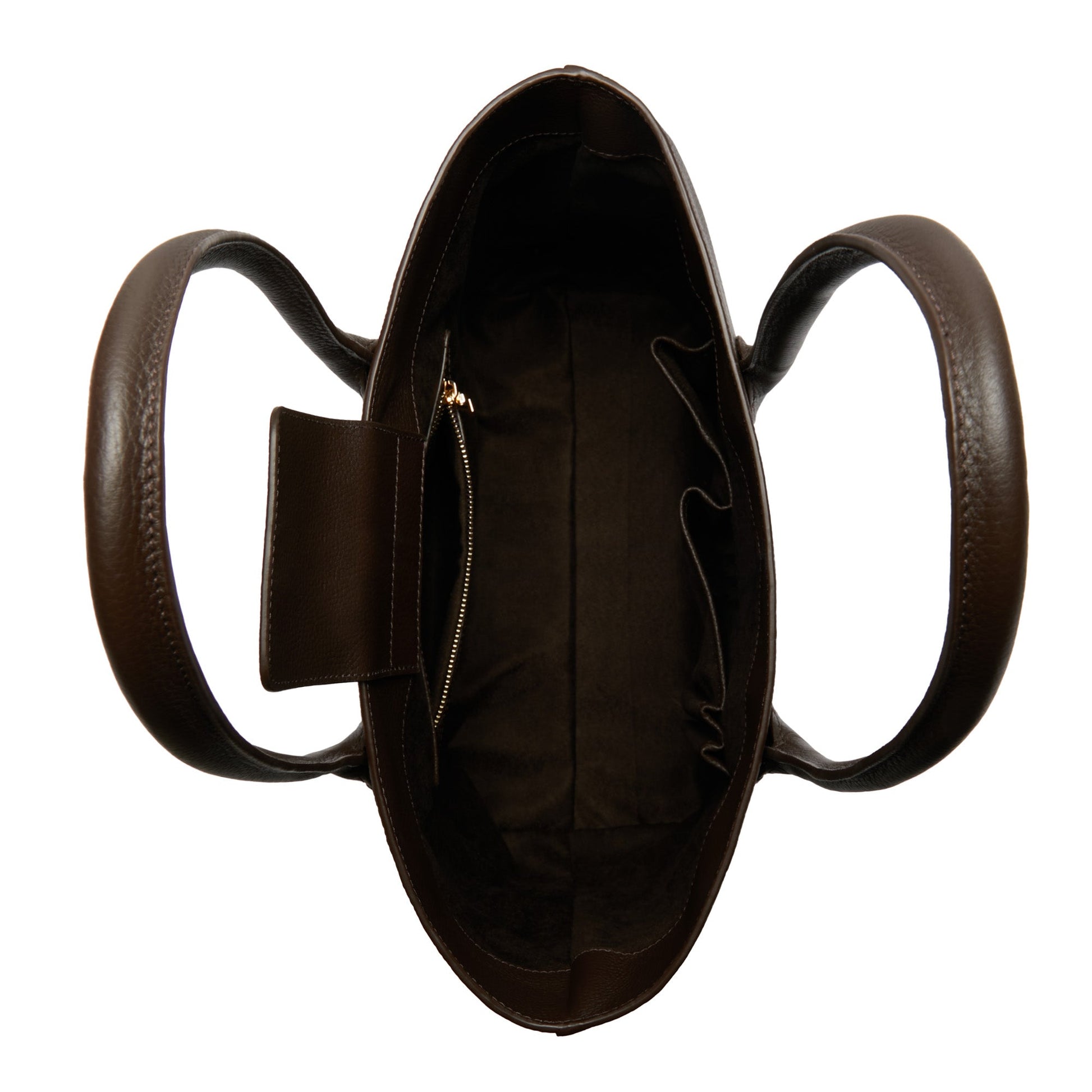 Honoré Lysanne brown calfskin leather shopper -  - Isabel Bernard