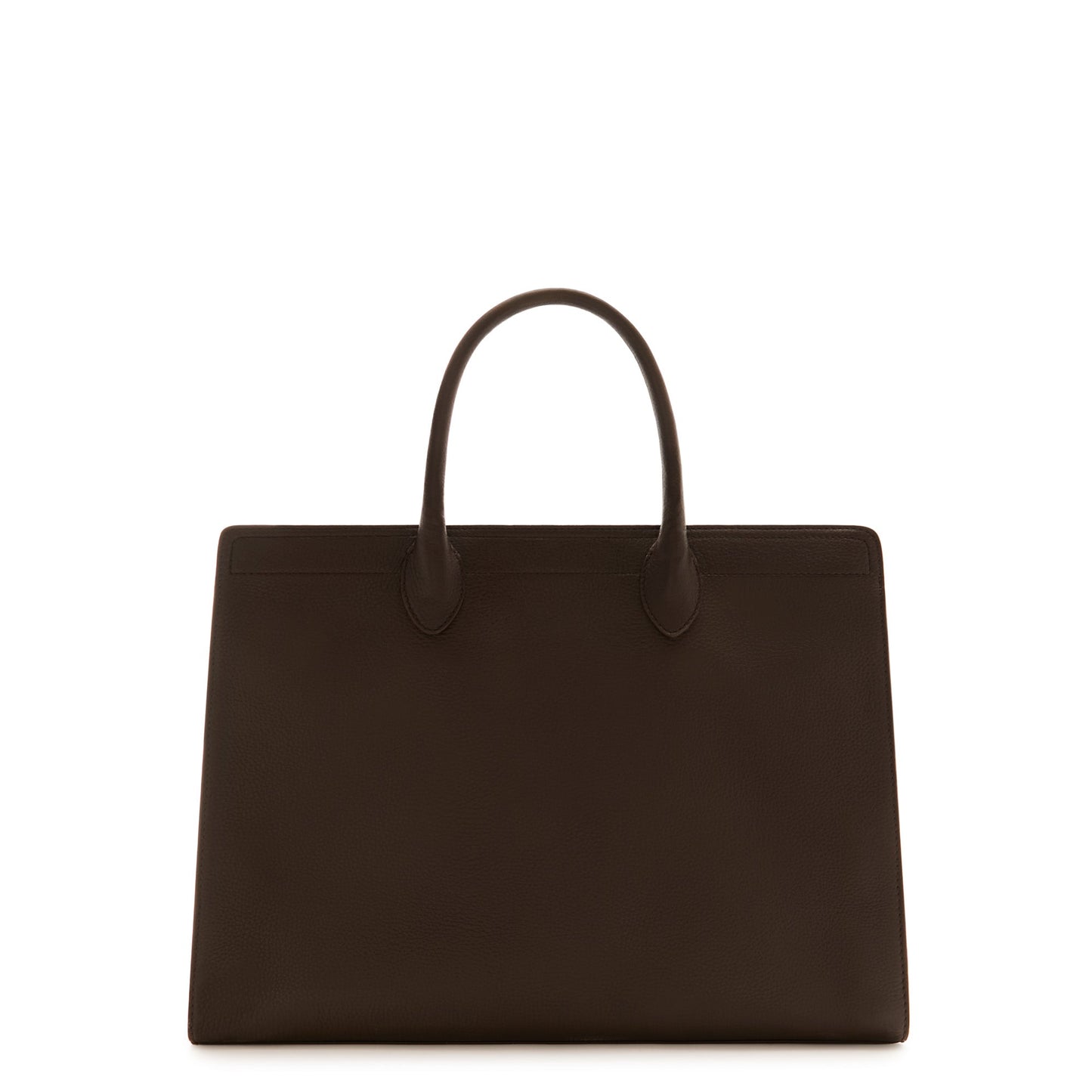 Honoré Nadine brown calfskin leather handbag with laptop compartment -  - Isabel Bernard