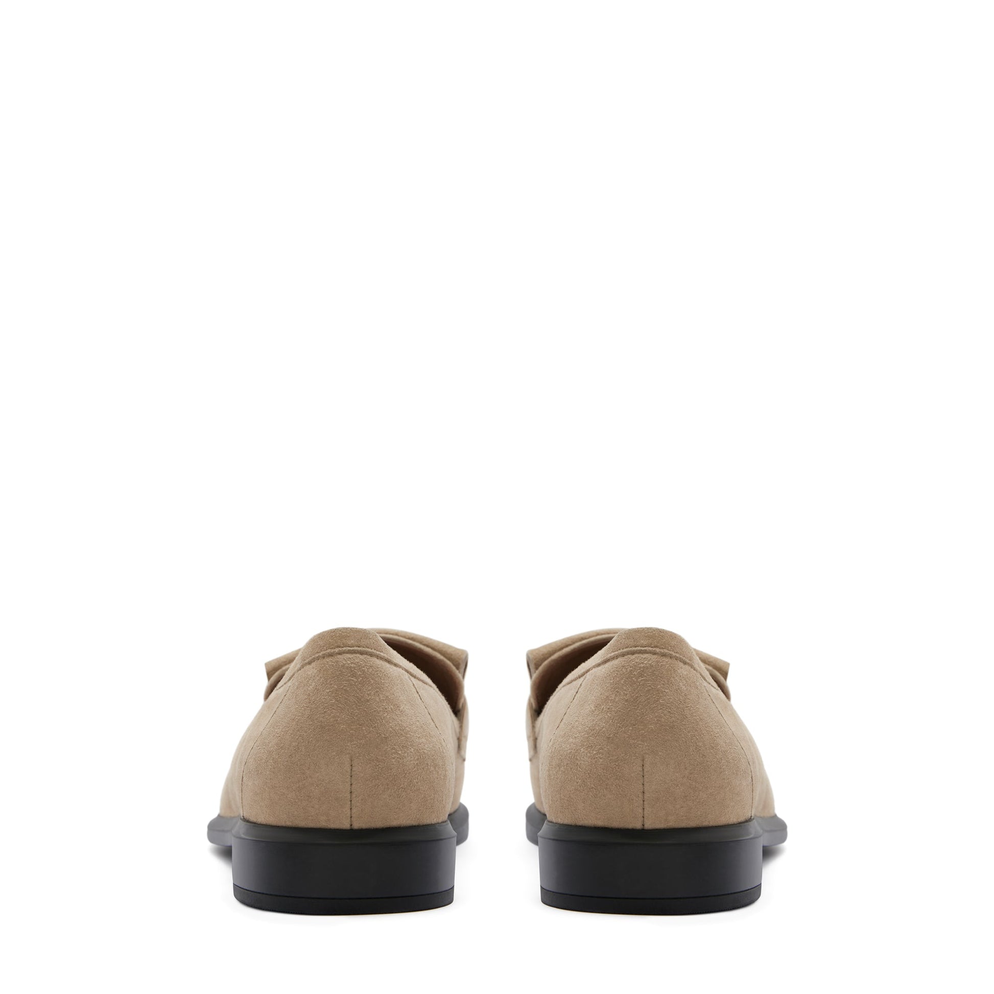 Vendôme Lave taupe suede loafers -  - Isabel Bernard