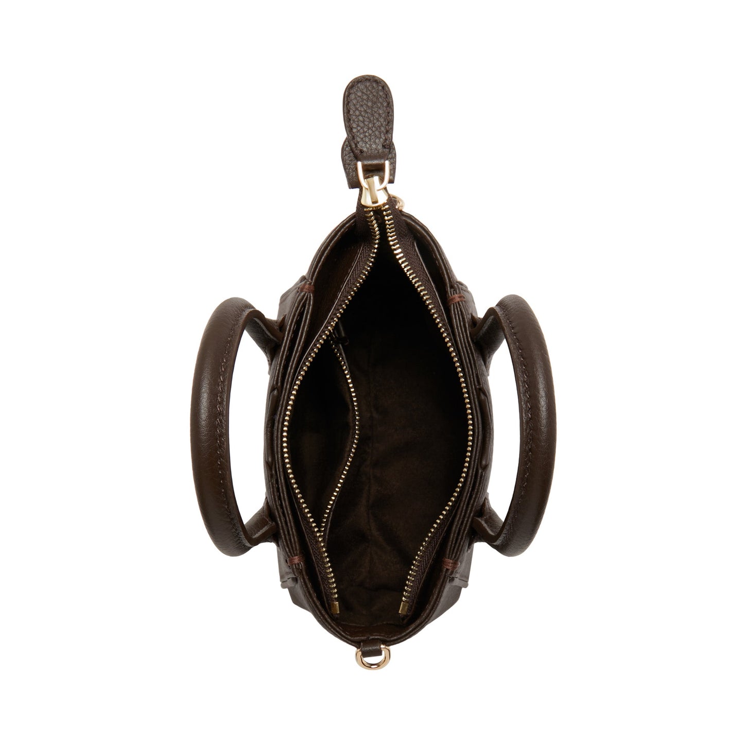 Honoré Cloe Mini brown calfskin leather handbag -  - Isabel Bernard