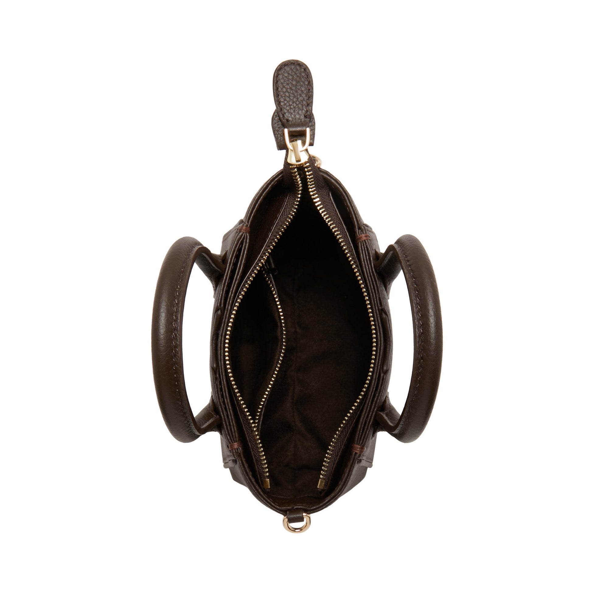 Honoré Cloe Mini brown calfskin leather handbag -  - Isabel Bernard