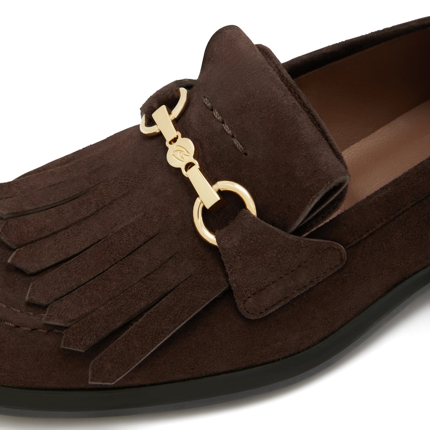 Vendôme Lave brown suede loafers -  - Isabel Bernard