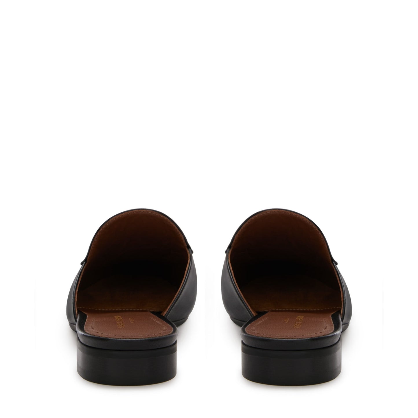Vendôme Fleur black calfskin leather slipper loafers -  - Isabel Bernard