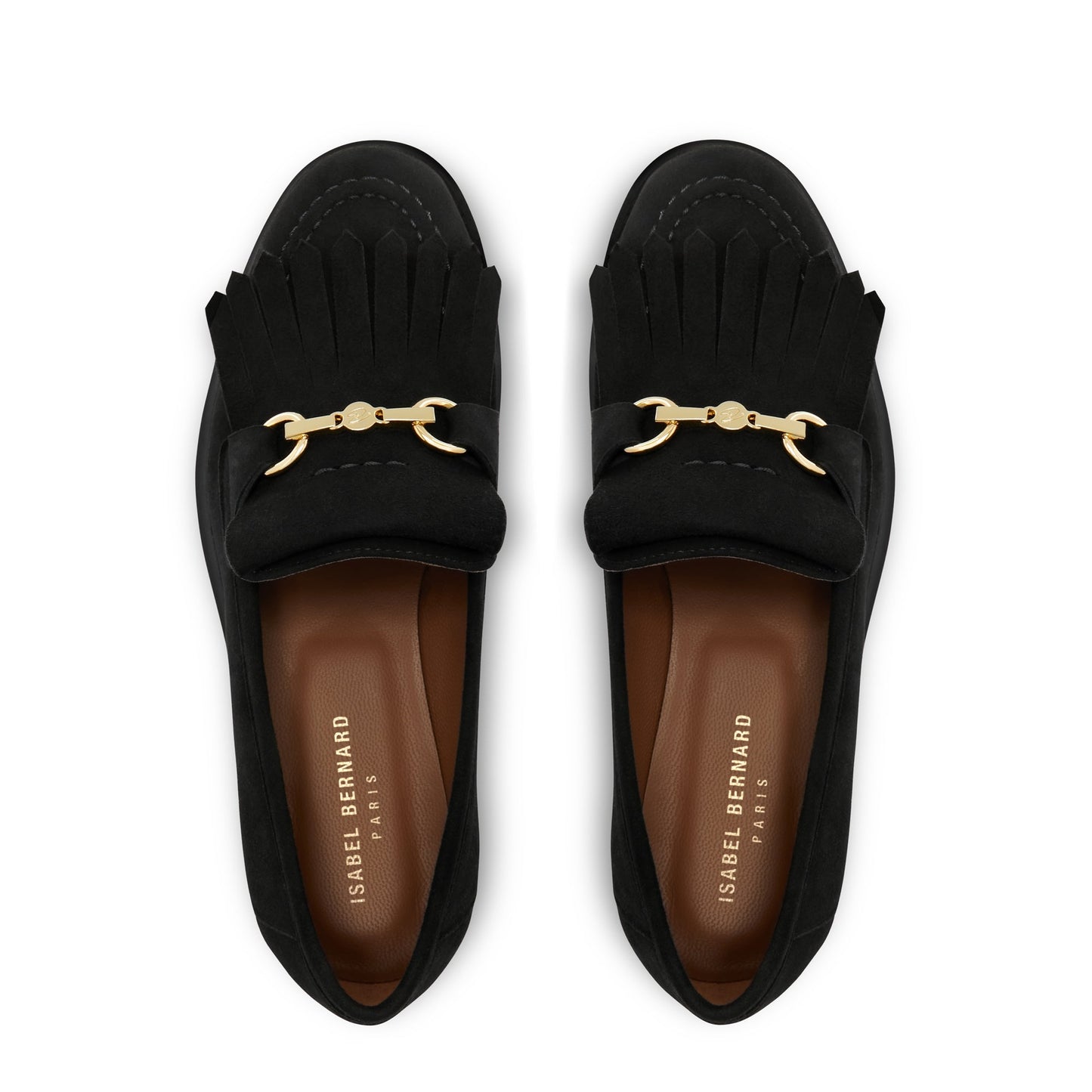 Vendôme Lave black suede loafers -  - Isabel Bernard