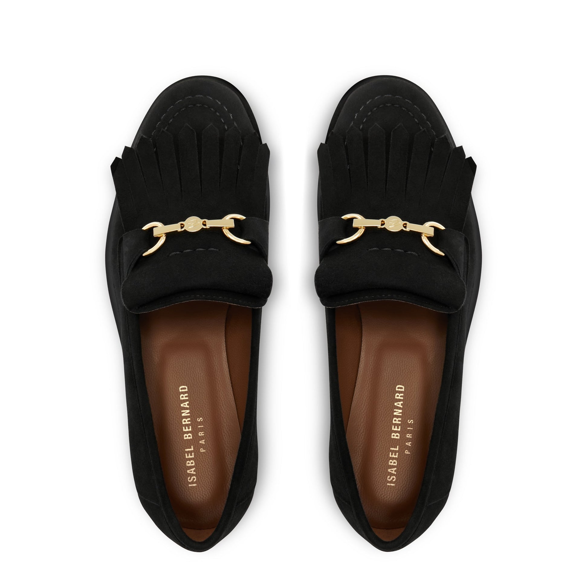 Vendôme Lave black suede loafers -  - Isabel Bernard
