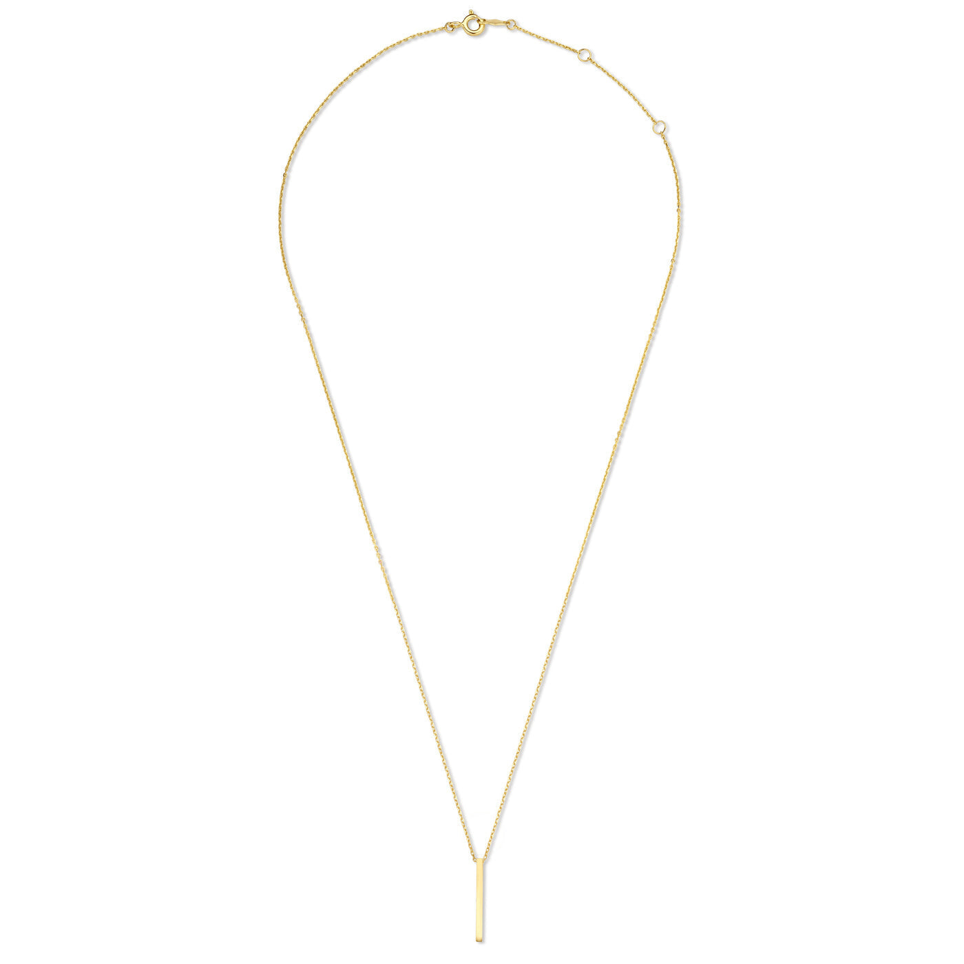 Monceau Josephine 14 karat gold necklace with rod -  - Isabel Bernard