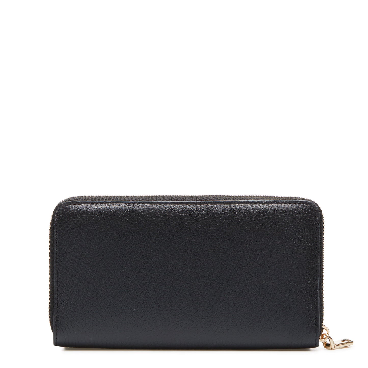 Honoré Léa black calfskin leather zipper wallet -  - Isabel Bernard