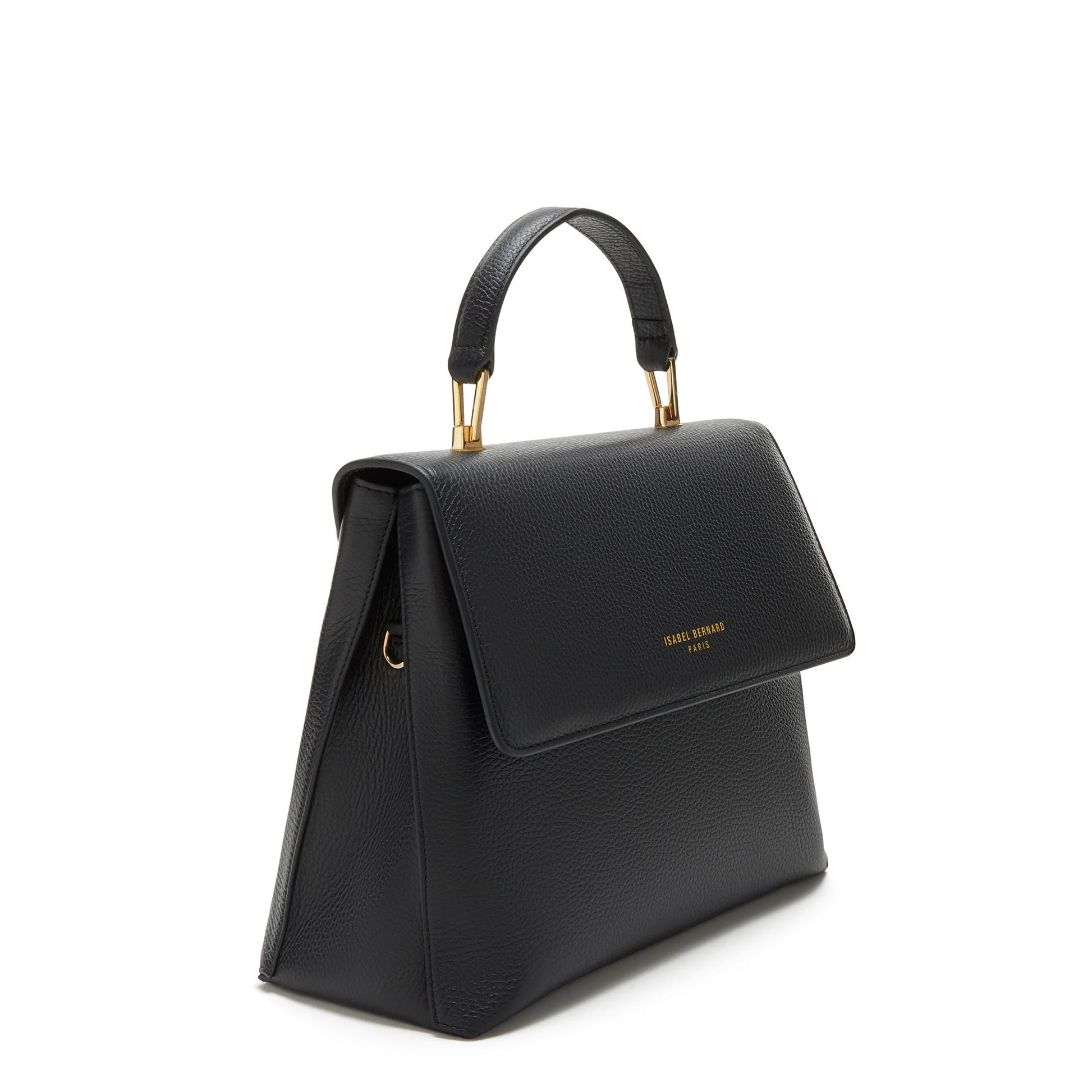 Femme Forte Gisel black calfskin leather handbag -  - Isabel Bernard