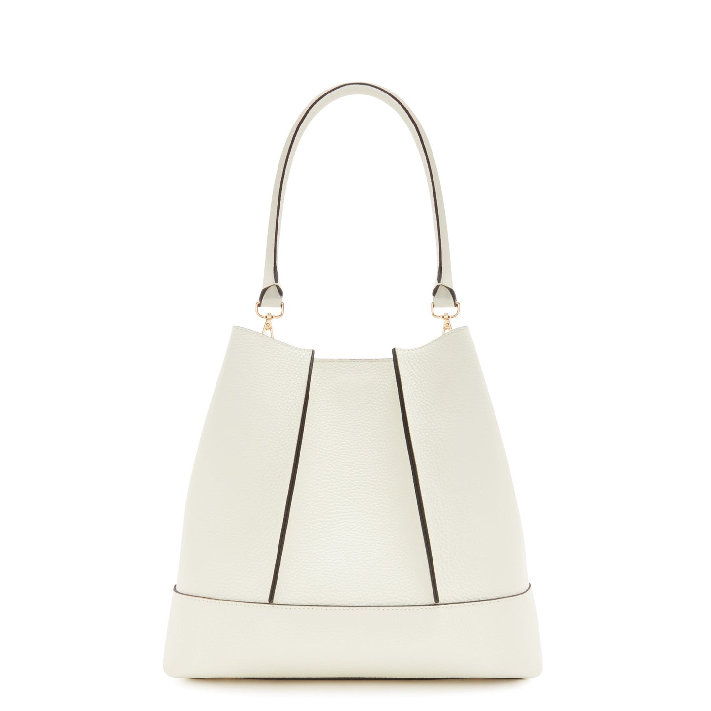 Femme Forte Macie cream calfskin leather shoulder bag -  - Isabel Bernard