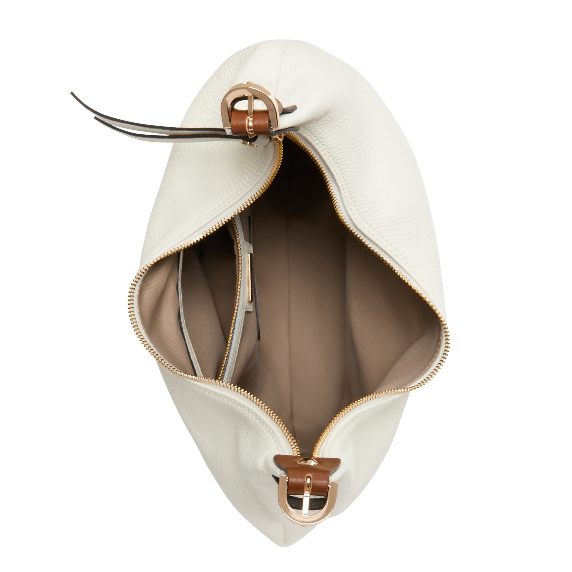 Honoré Muriel cream calfskin leather shoulder bag -  - Isabel Bernard