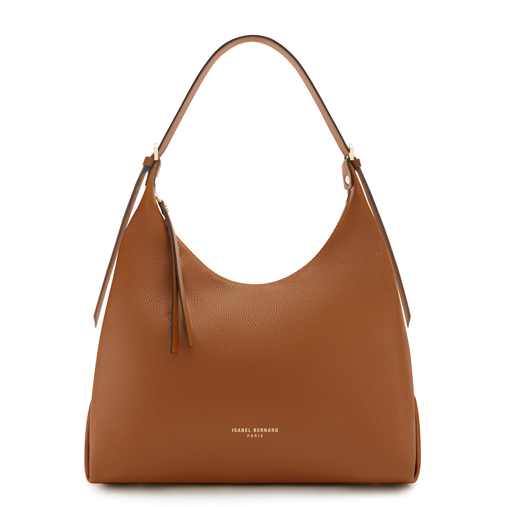 Honoré Muriel cognac calfskin leather shoulder bag -  - Isabel Bernard