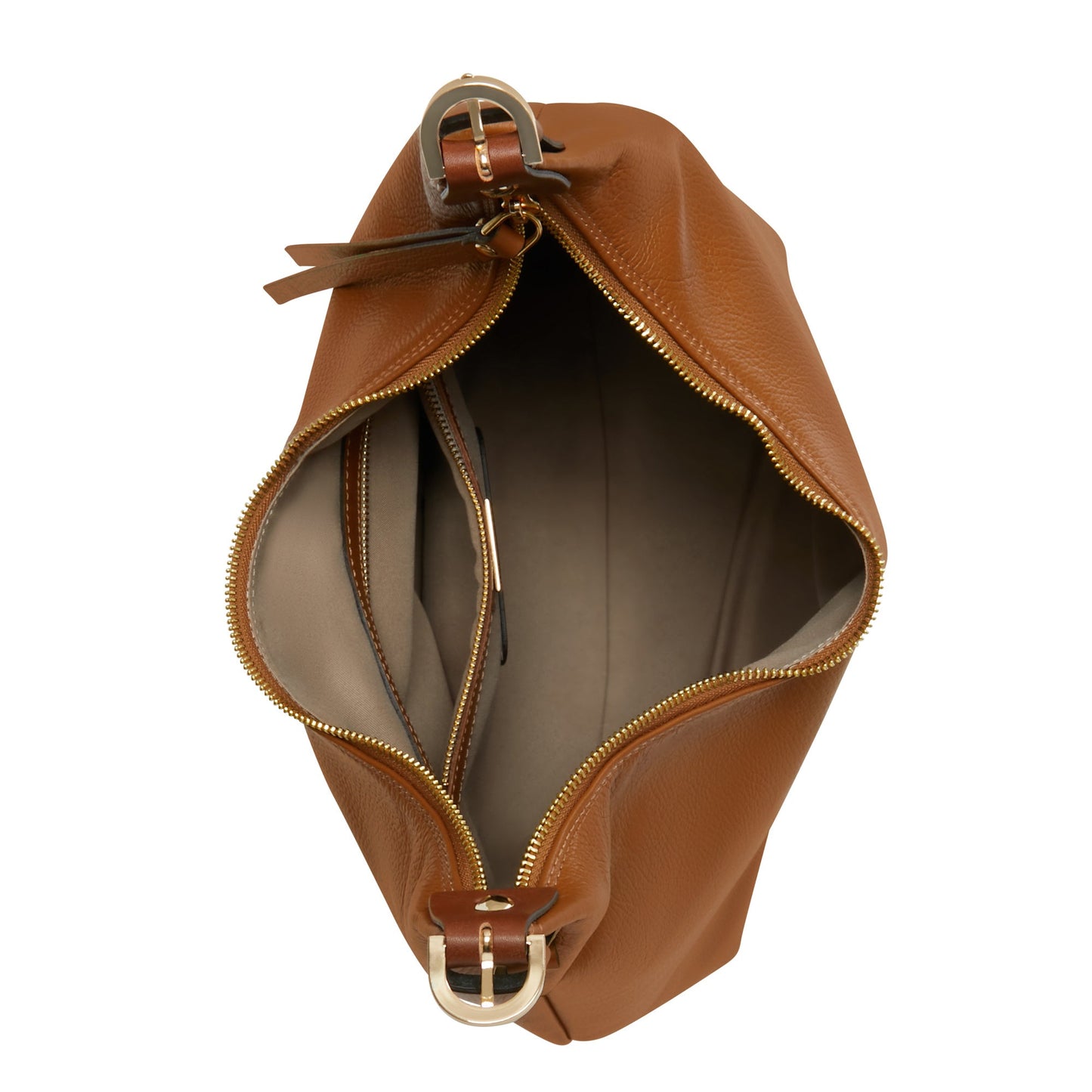 Honoré Muriel cognac calfskin leather shoulder bag -  - Isabel Bernard