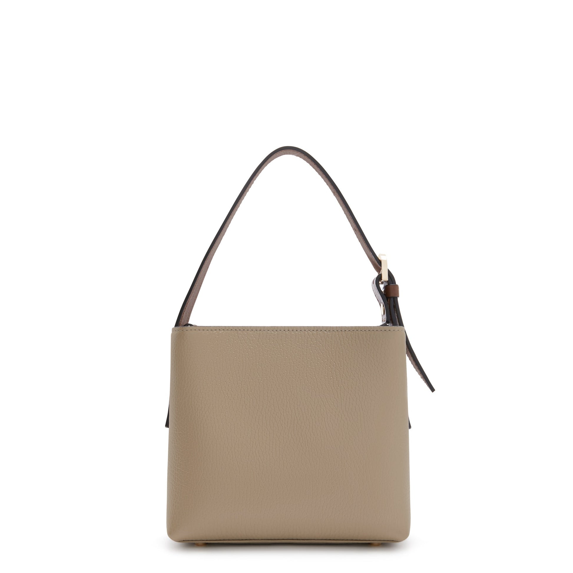 Honoré Adriane Mini taupe leather handbag calfskin leather -  - Isabel Bernard