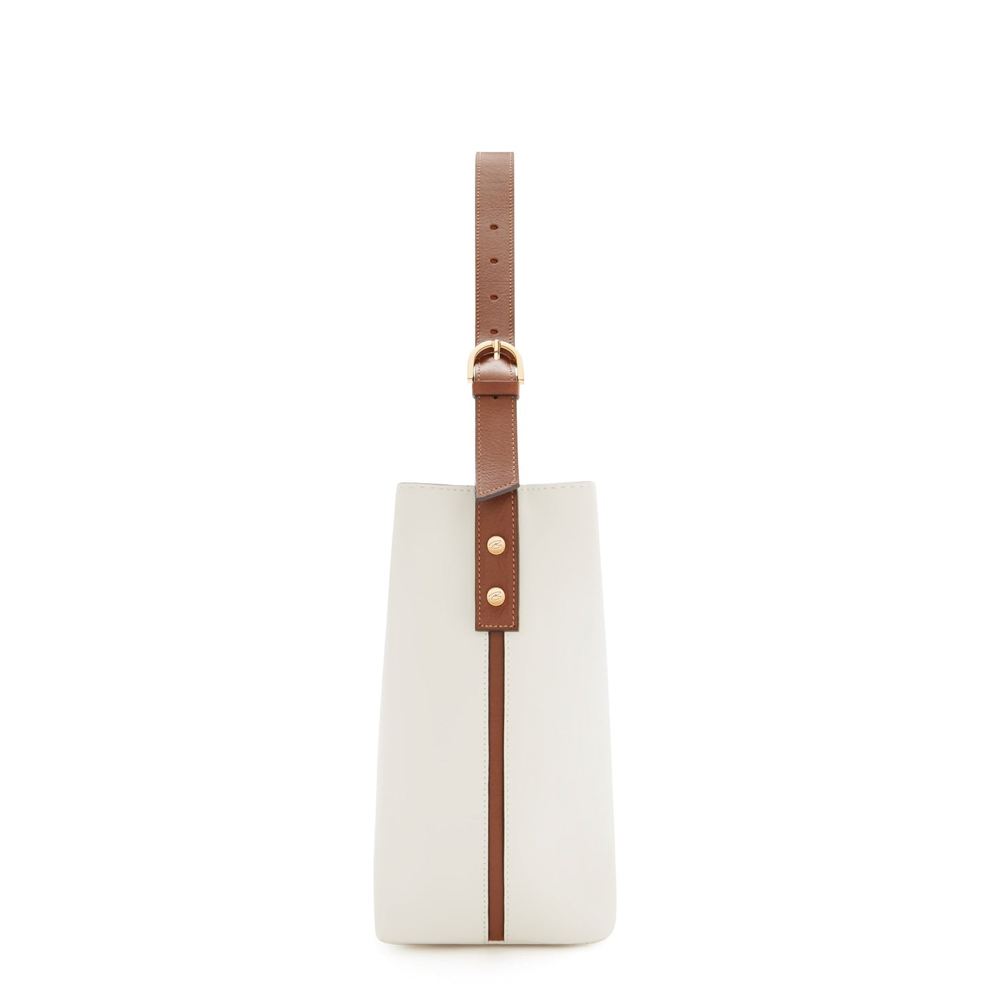 Honoré Adriane Midi white leather shoulder bag calfskin leather -  - Isabel Bernard