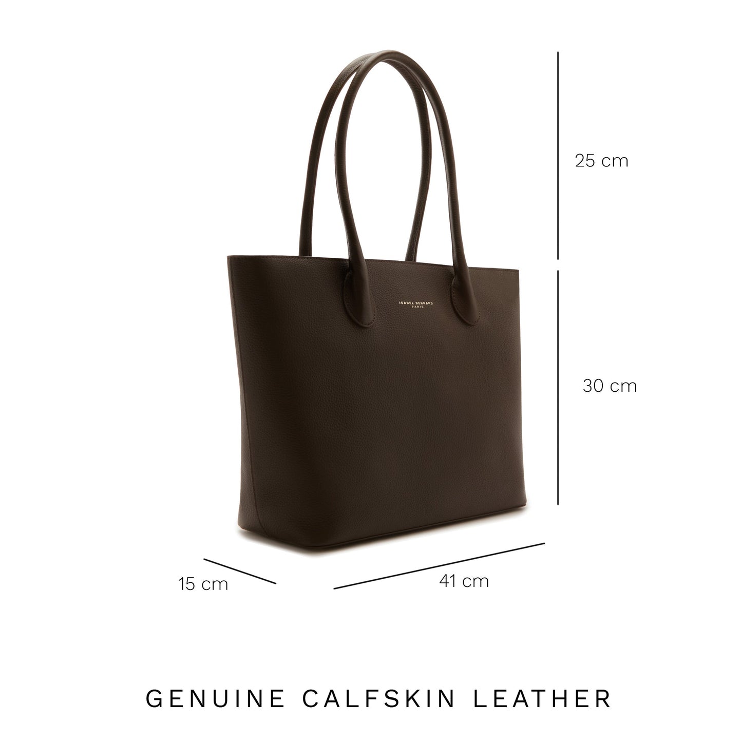 Honoré Lysanne brown calfskin leather shopper -  - Isabel Bernard