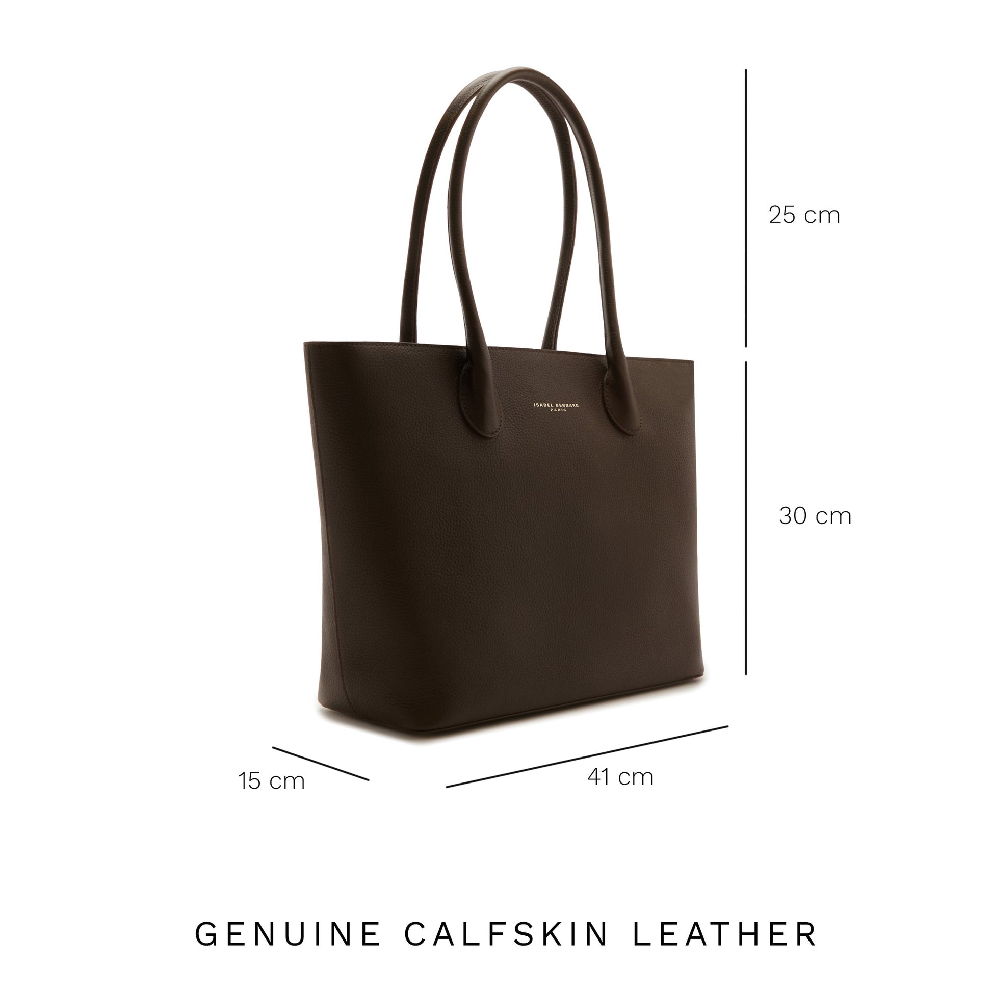 Honoré Lysanne brown calfskin leather shopper -  - Isabel Bernard