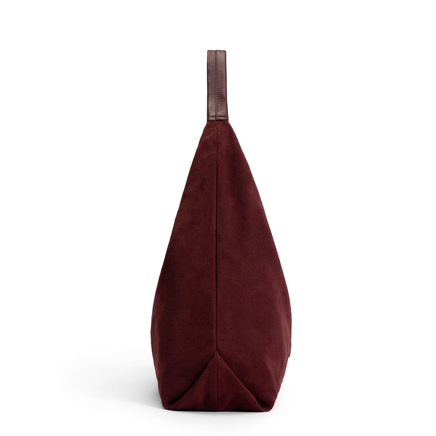 Honoré Grace dark bordeaux suede shoulder bag - - Isabel Bernard