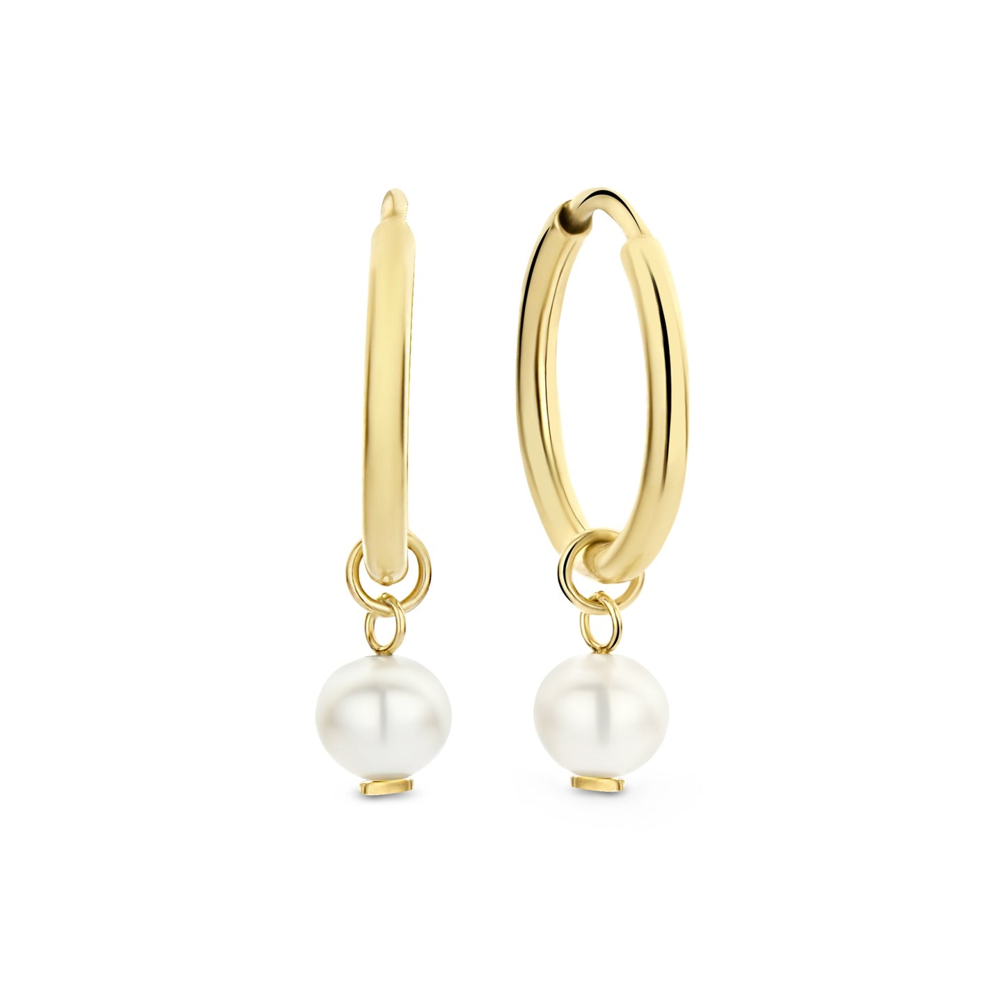 Cadeau d'Isabel 14 karat gold earring set with freshwater pearls - - Isabel Bernard