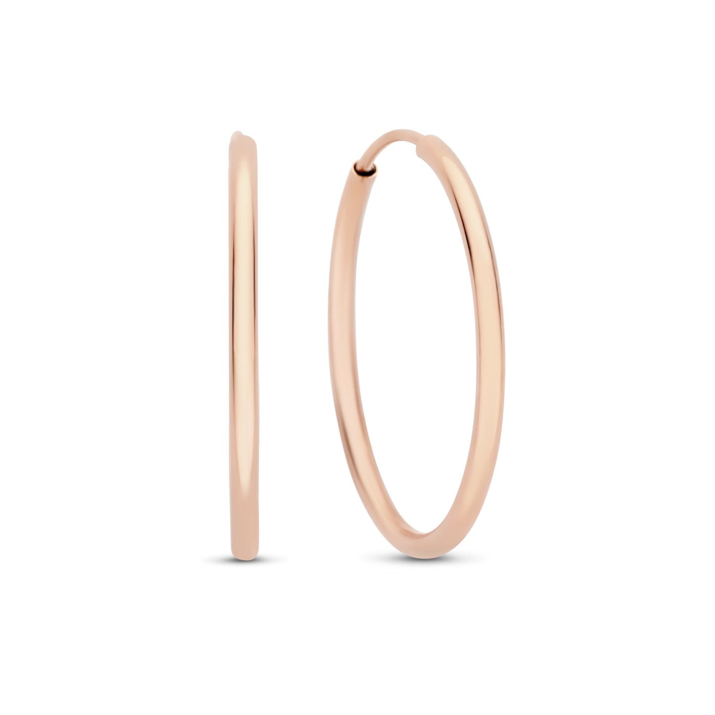 Cadeau d'Isabel 14 karat rose gold earring set - - Isabel Bernard