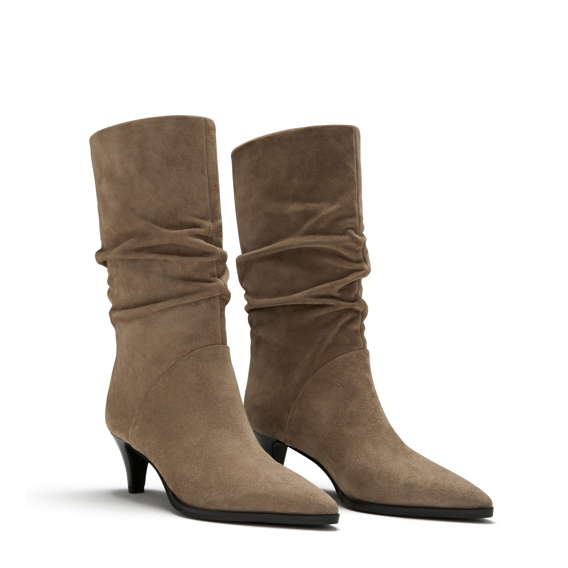 Vendôme Margot taupe suede boots -  - Isabel Bernard