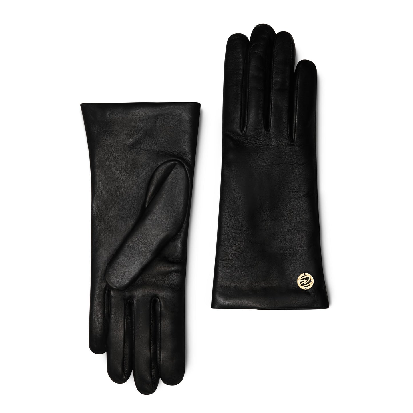 Honoré Eleanor black goatskin leather gloves -  - Isabel Bernard