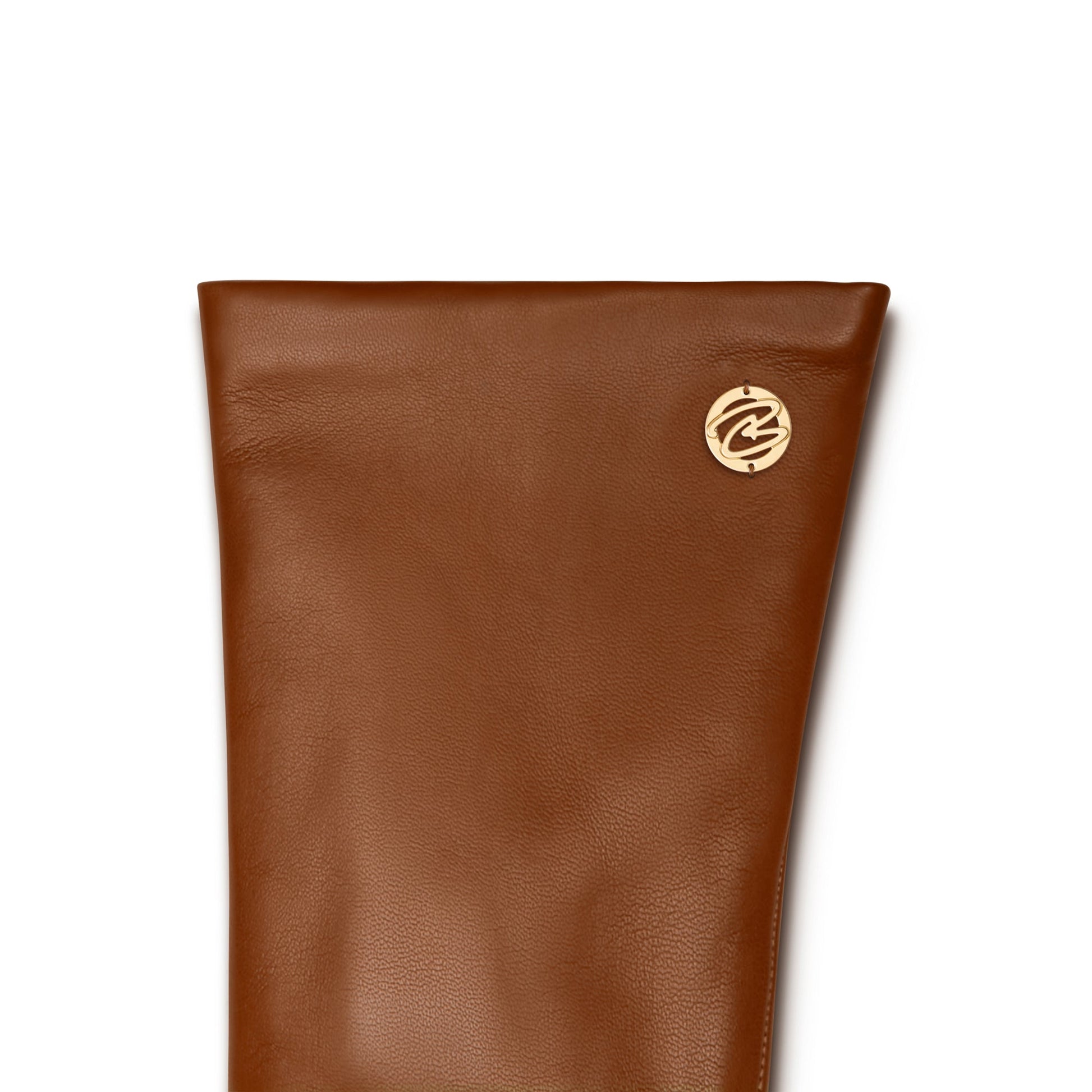 Honoré Eleanor cognac goatskin leather gloves -  - Isabel Bernard