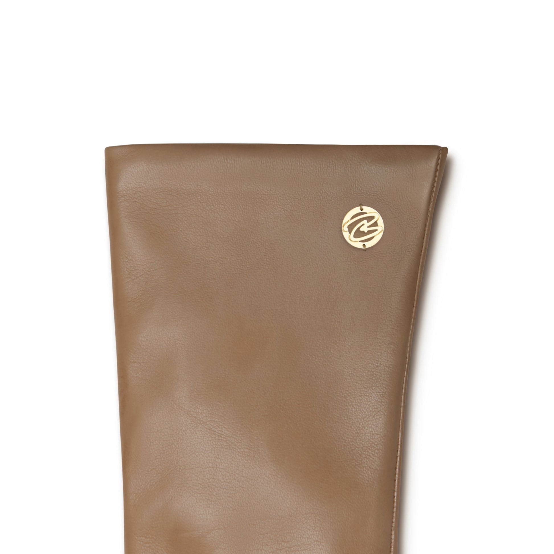 Honoré Eleanor taupe goatskin leather gloves -  - Isabel Bernard