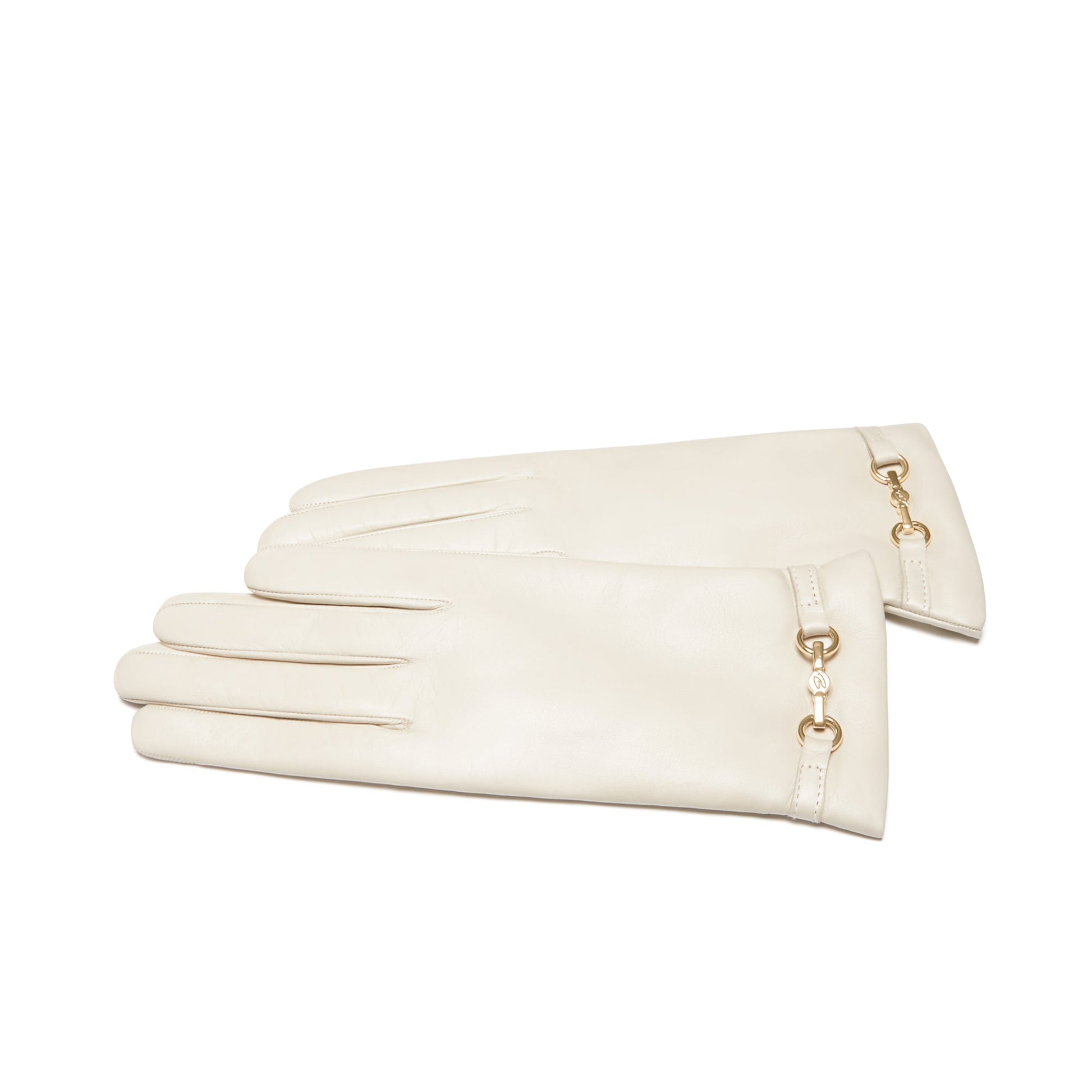 Honoré Marcelia cream goatskin leather gloves -  - Isabel Bernard