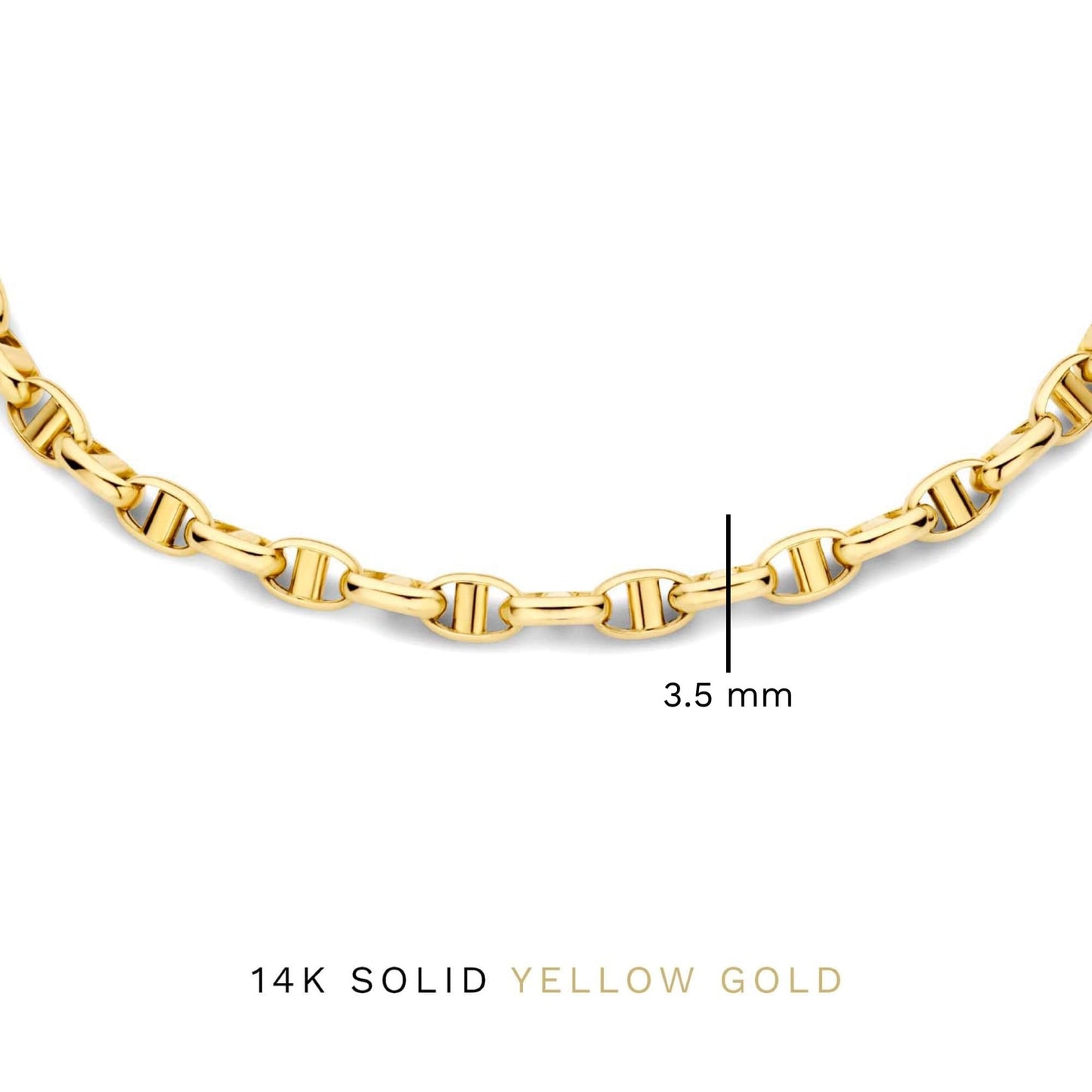 Aidee Adaline 14 karat gold link bracelet -  - Isabel Bernard