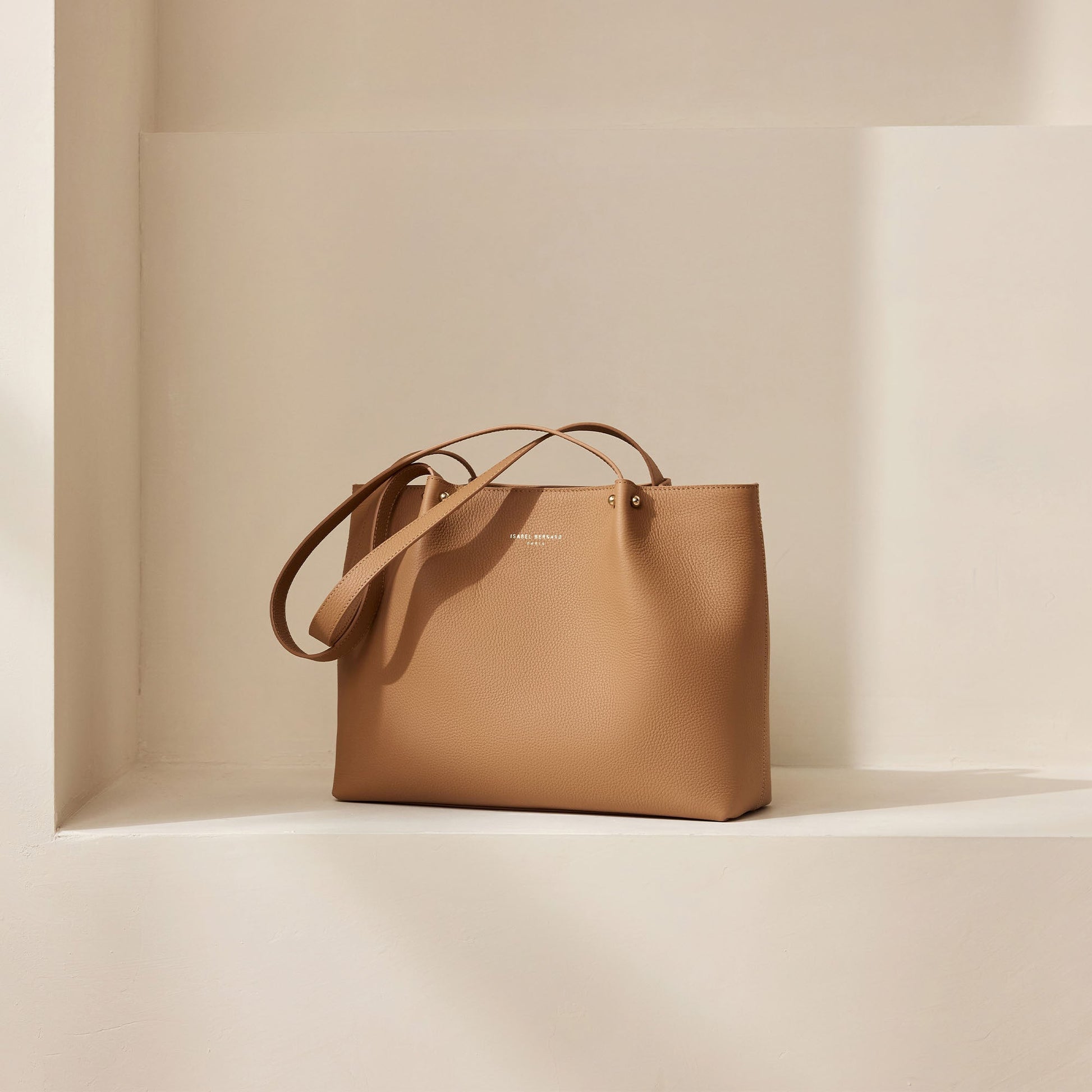 Honoré Nata camel leather shopper calfskin leather -  - Isabel Bernard
