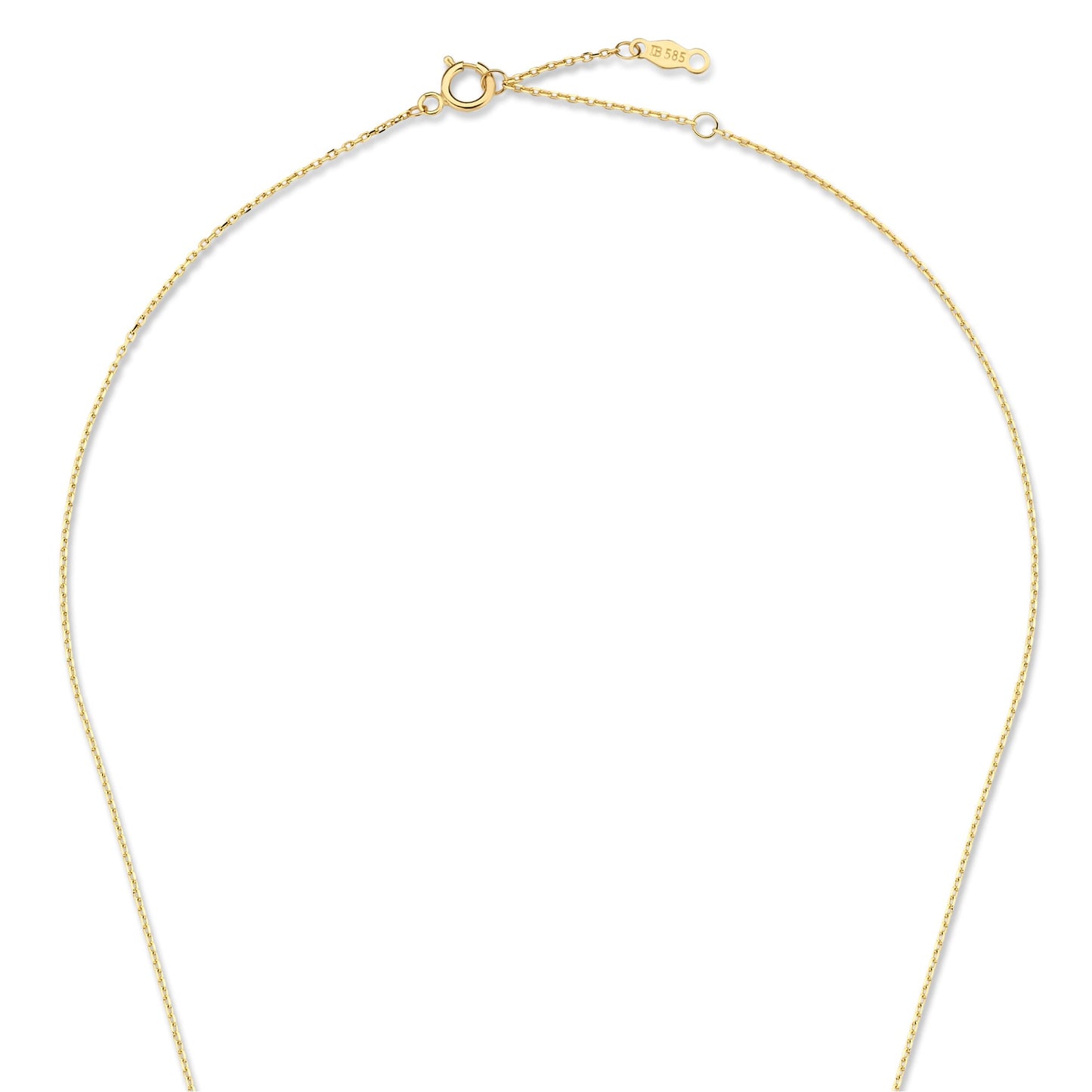 Le Marais Loulou 14 karat gold necklace with two rings -  - Isabel Bernard