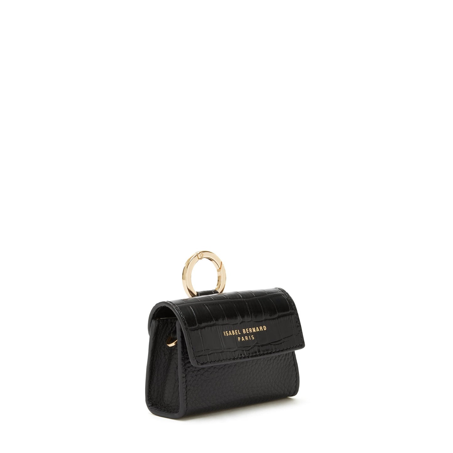 Femme Forte Amélie black calfskin leather crossbody bag -  - Isabel Bernard