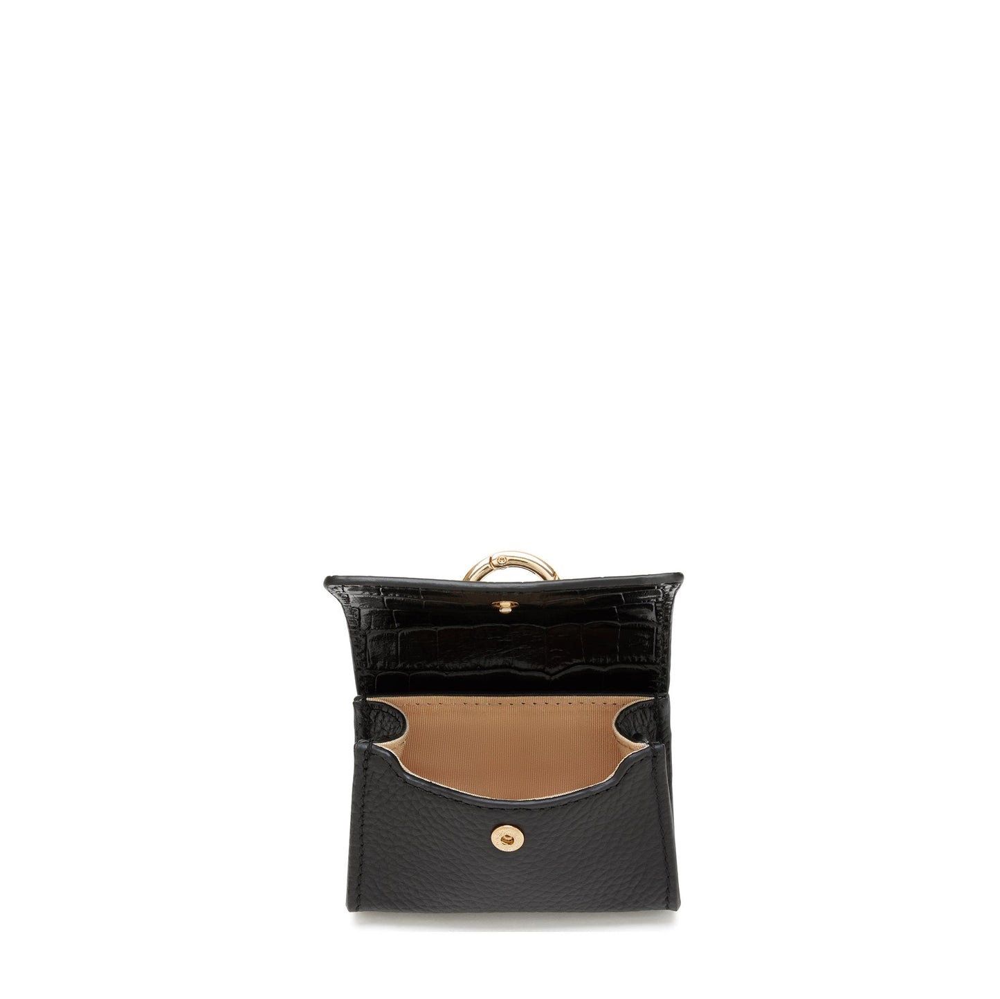 Femme Forte Amélie black calfskin leather crossbody bag -  - Isabel Bernard