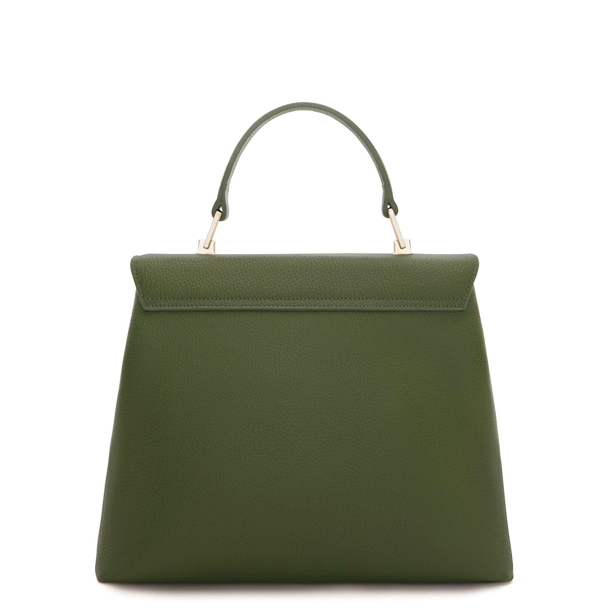 Femme Forte Gisel green calfskin leather handbag -  - Isabel Bernard