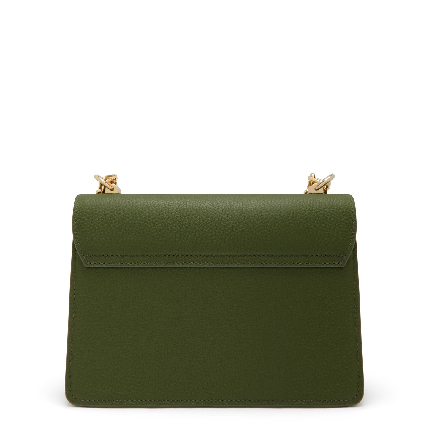 Femme Forte Valerie green calfskin leather shoulder bag -  - Isabel Bernard