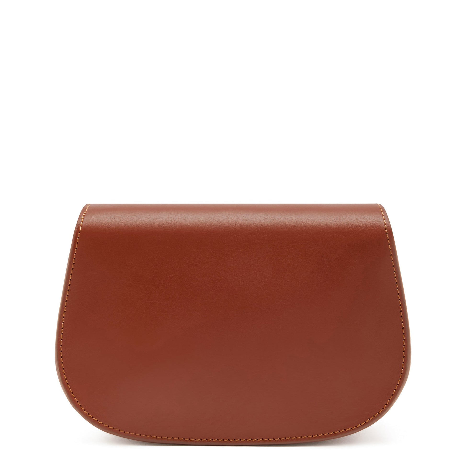 Montmartre Manon cognac vegetable tanned leather crossbody bag -  - Isabel Bernard