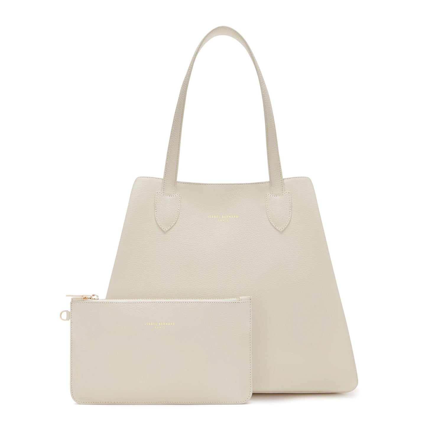 Honoré Francine cream calfskin leather shopper -  - Isabel Bernard