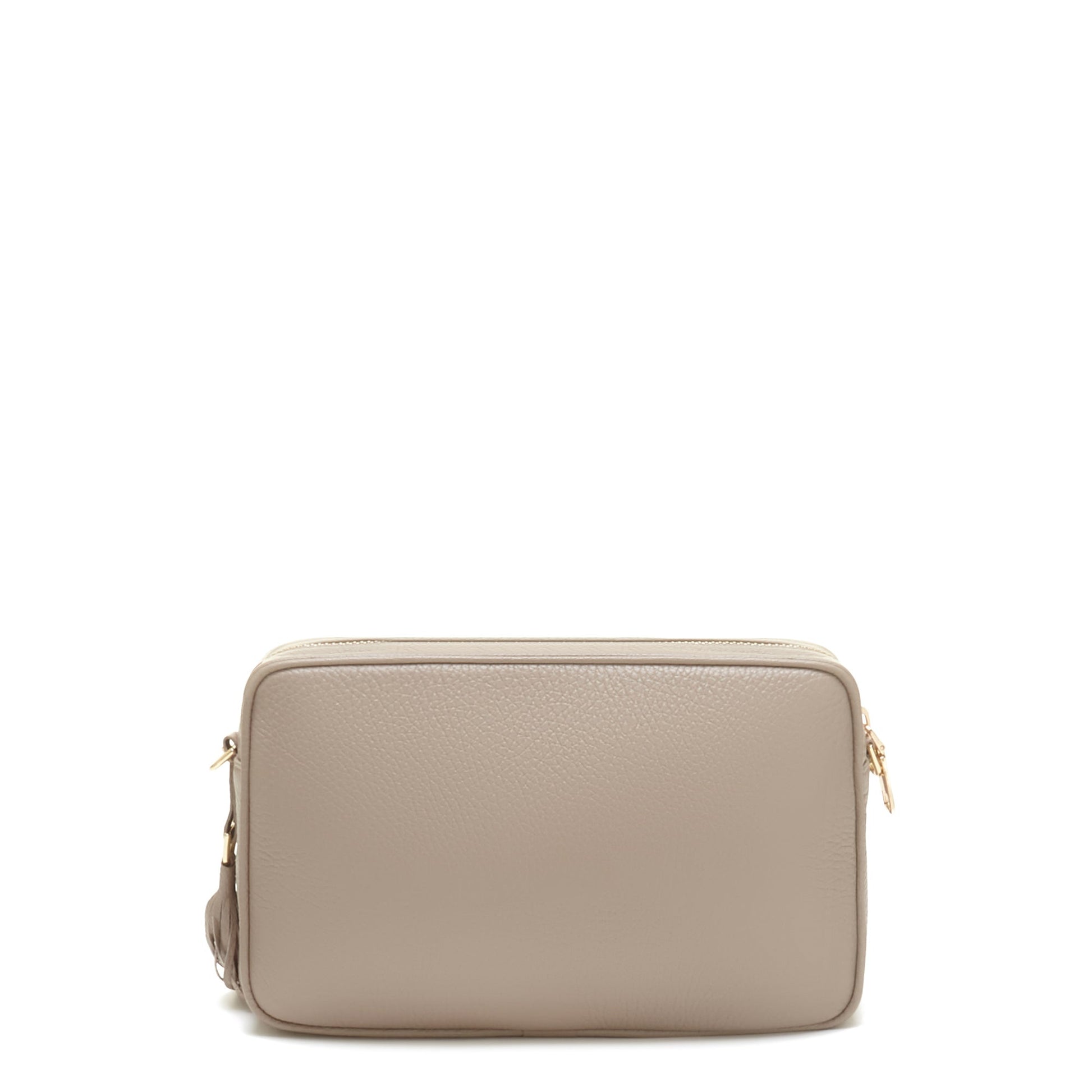 Honoré Lucie taupe calfskin leather crossbody bag -  - Isabel Bernard