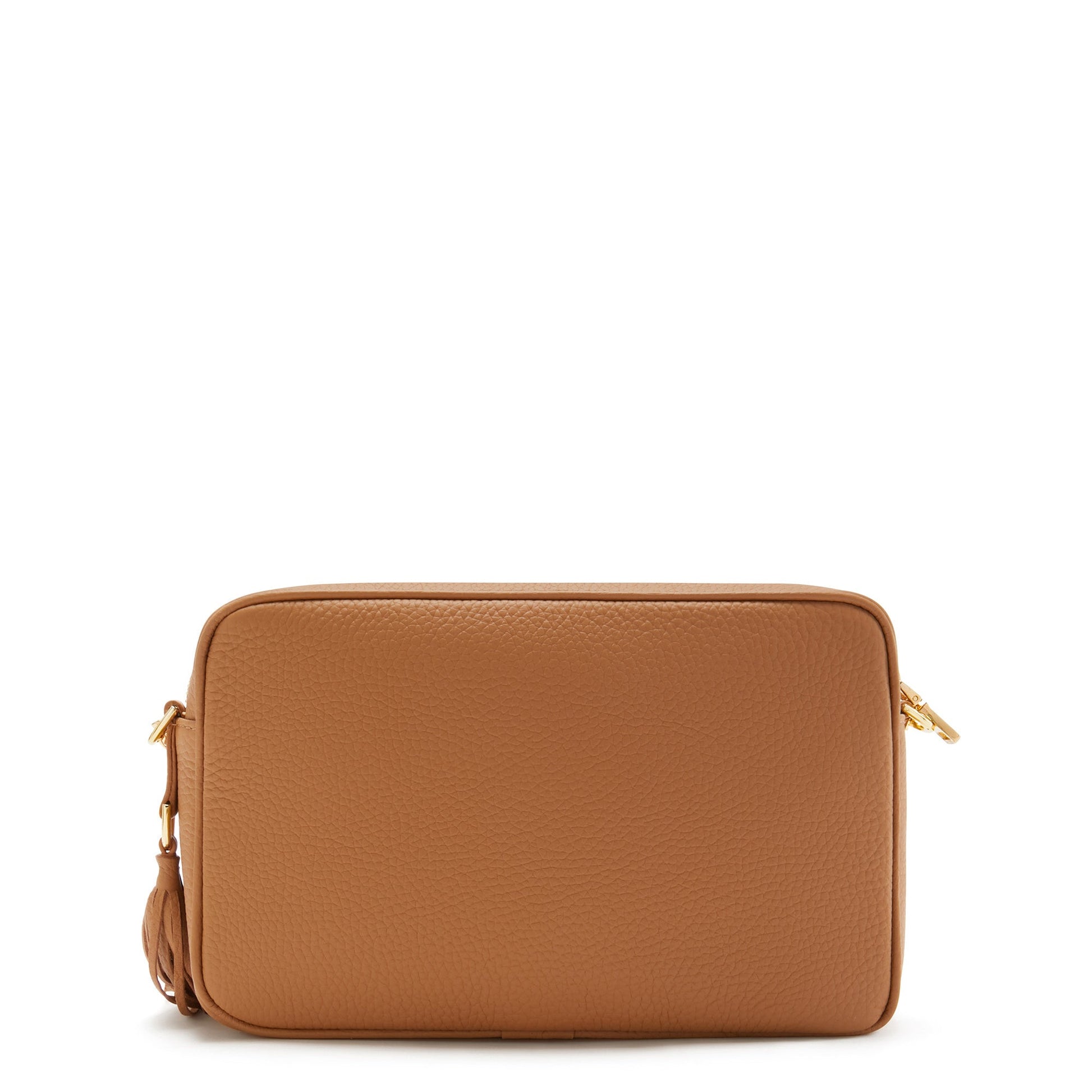 Honoré Lucie camel calfskin leather crossbody bag -  - Isabel Bernard