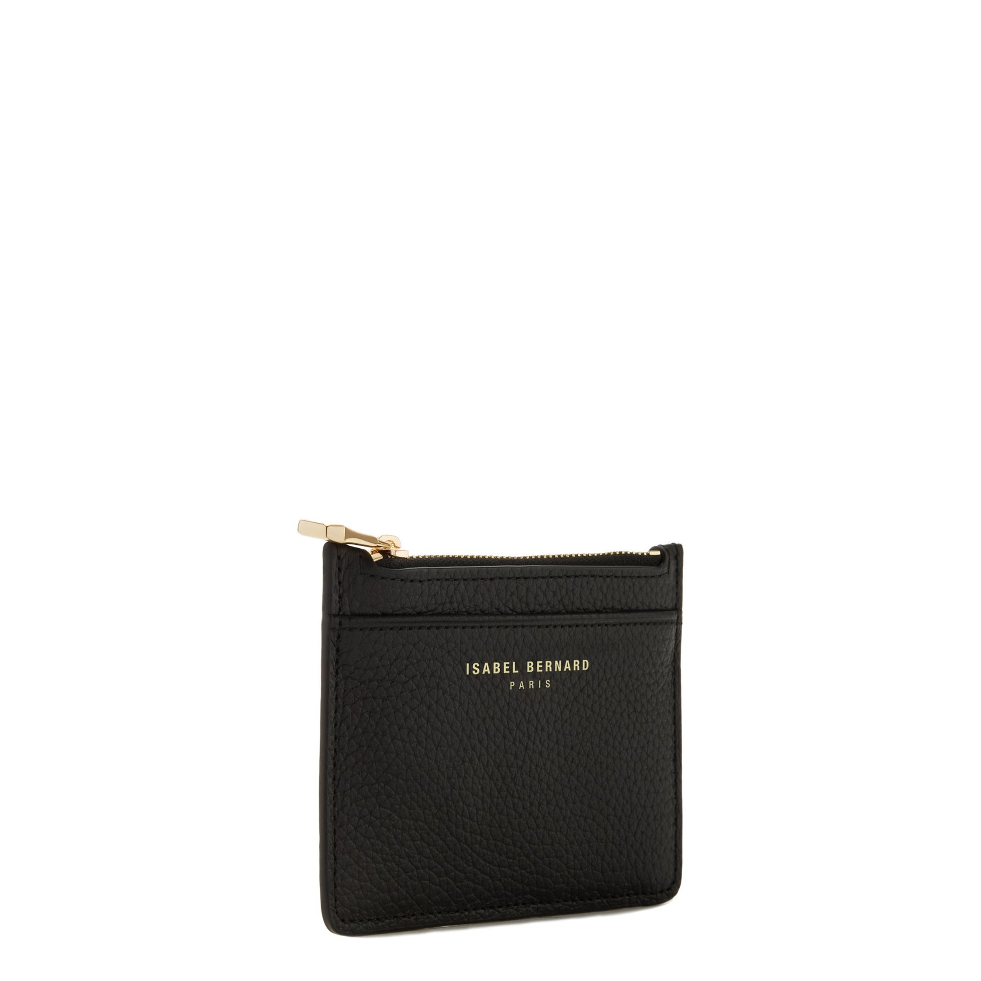 Honoré Aveline black calfskin leather card holder -  - Isabel Bernard