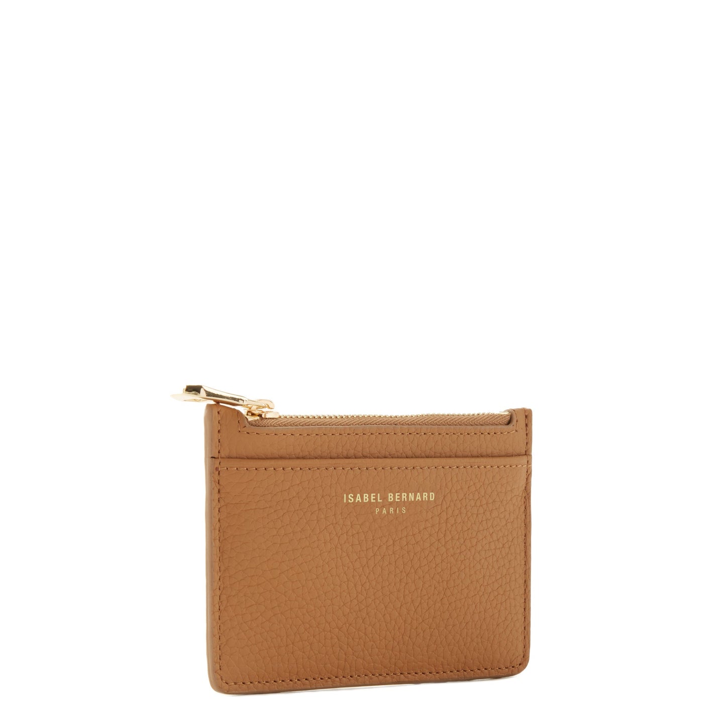 Honoré Aveline camel calfskin leather card holder -  - Isabel Bernard