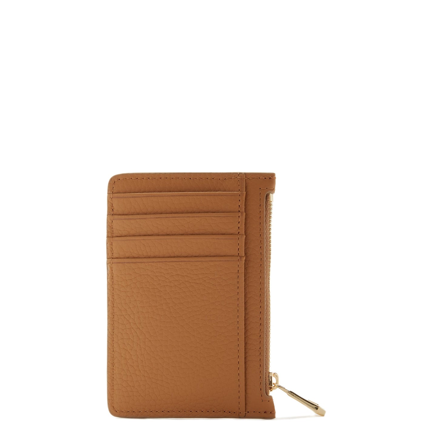 Honoré Aveline camel calfskin leather card holder -  - Isabel Bernard