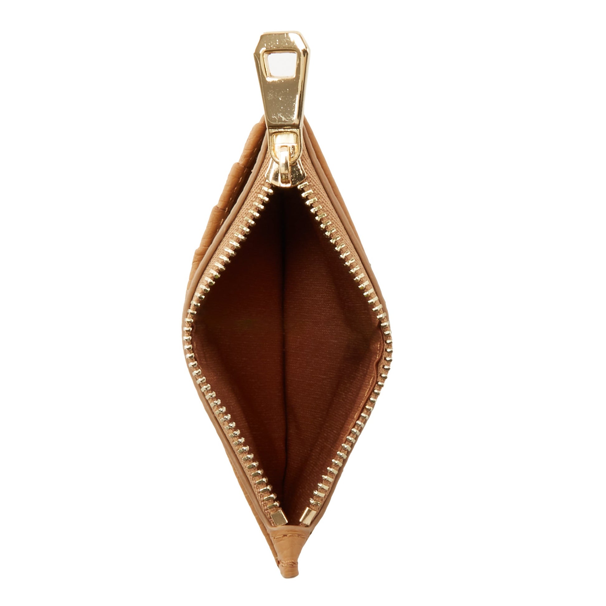 Honoré Aveline camel calfskin leather card holder -  - Isabel Bernard