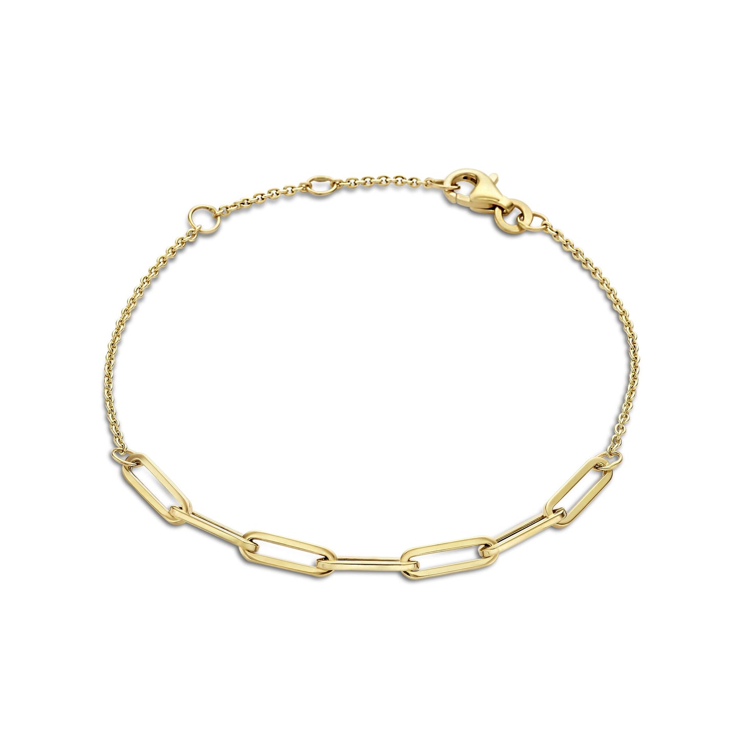 Aidee Louise 14 karat gold bracelet with chains -  - Isabel Bernard