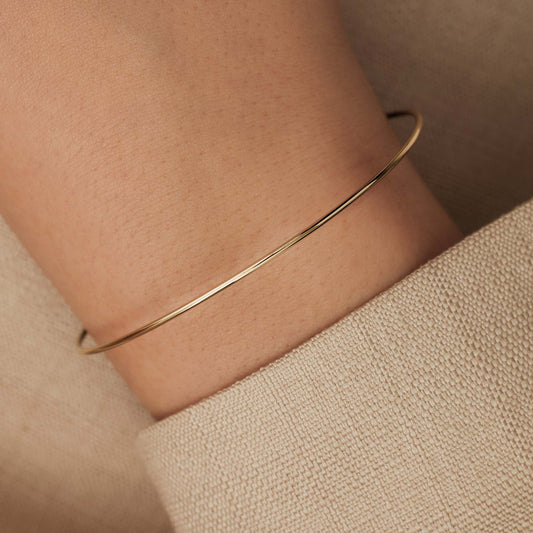 Cour d'Honneur Adora 14 karat gold bangle -  - Isabel Bernard