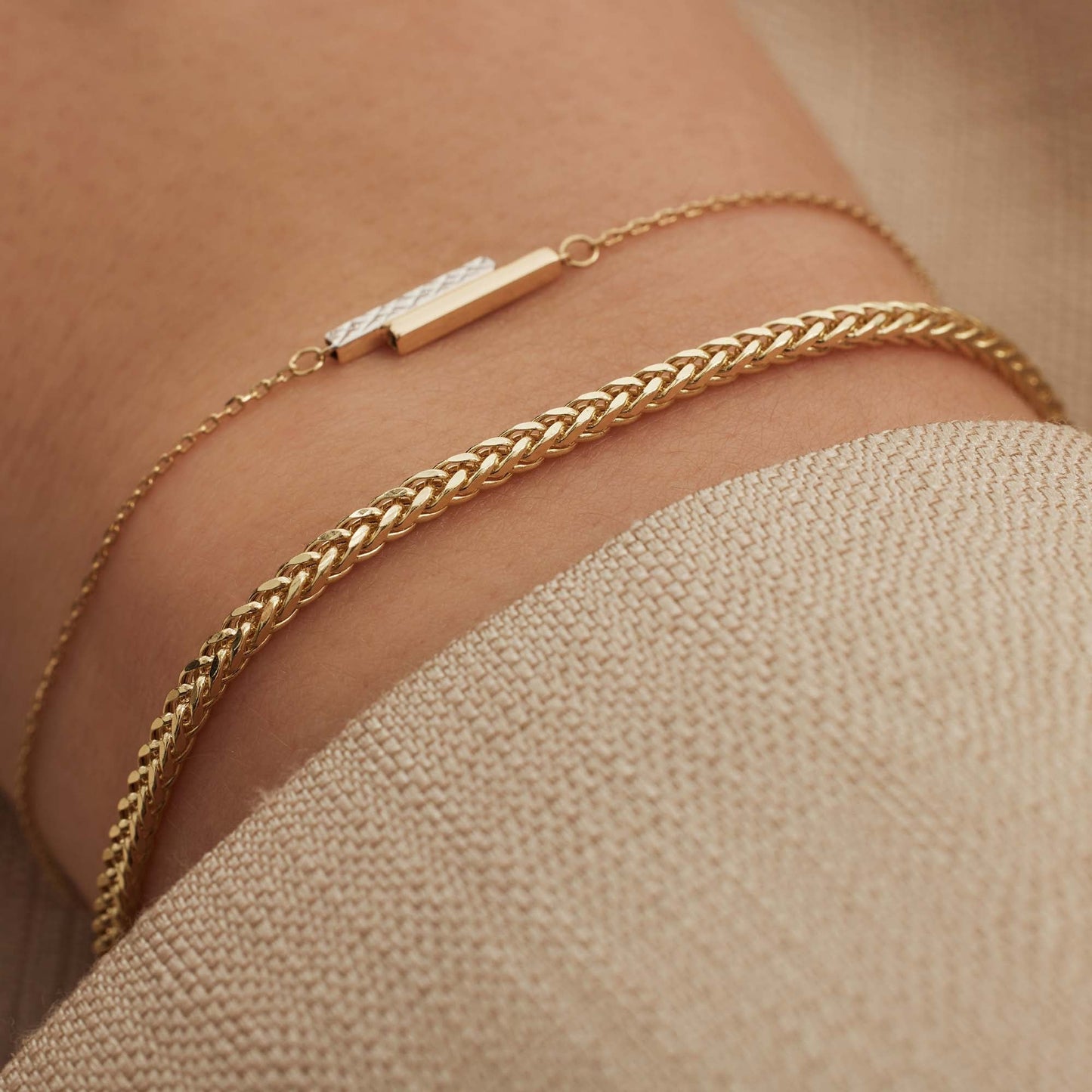 Aidee Sharla 14 karat gold link bracelet -  - Isabel Bernard