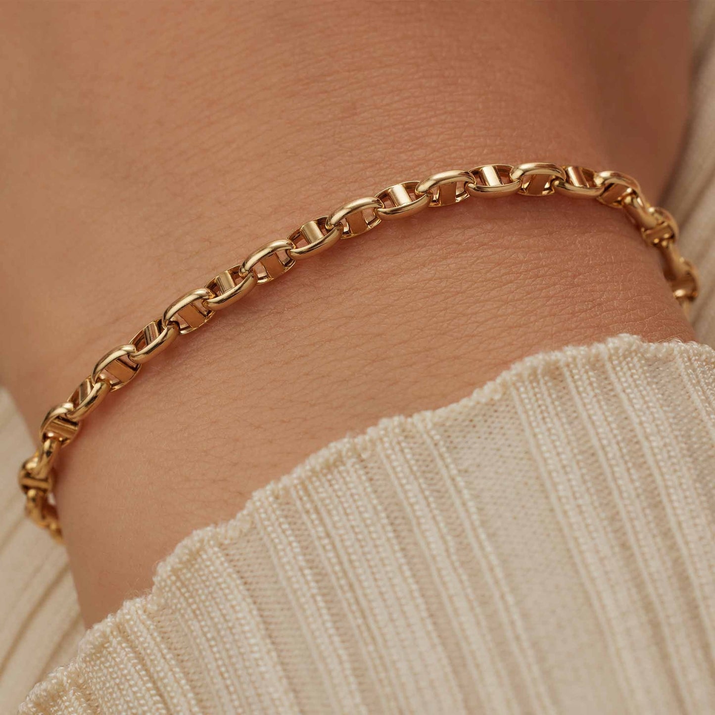 Aidee Adaline 14 karat gold link bracelet -  - Isabel Bernard