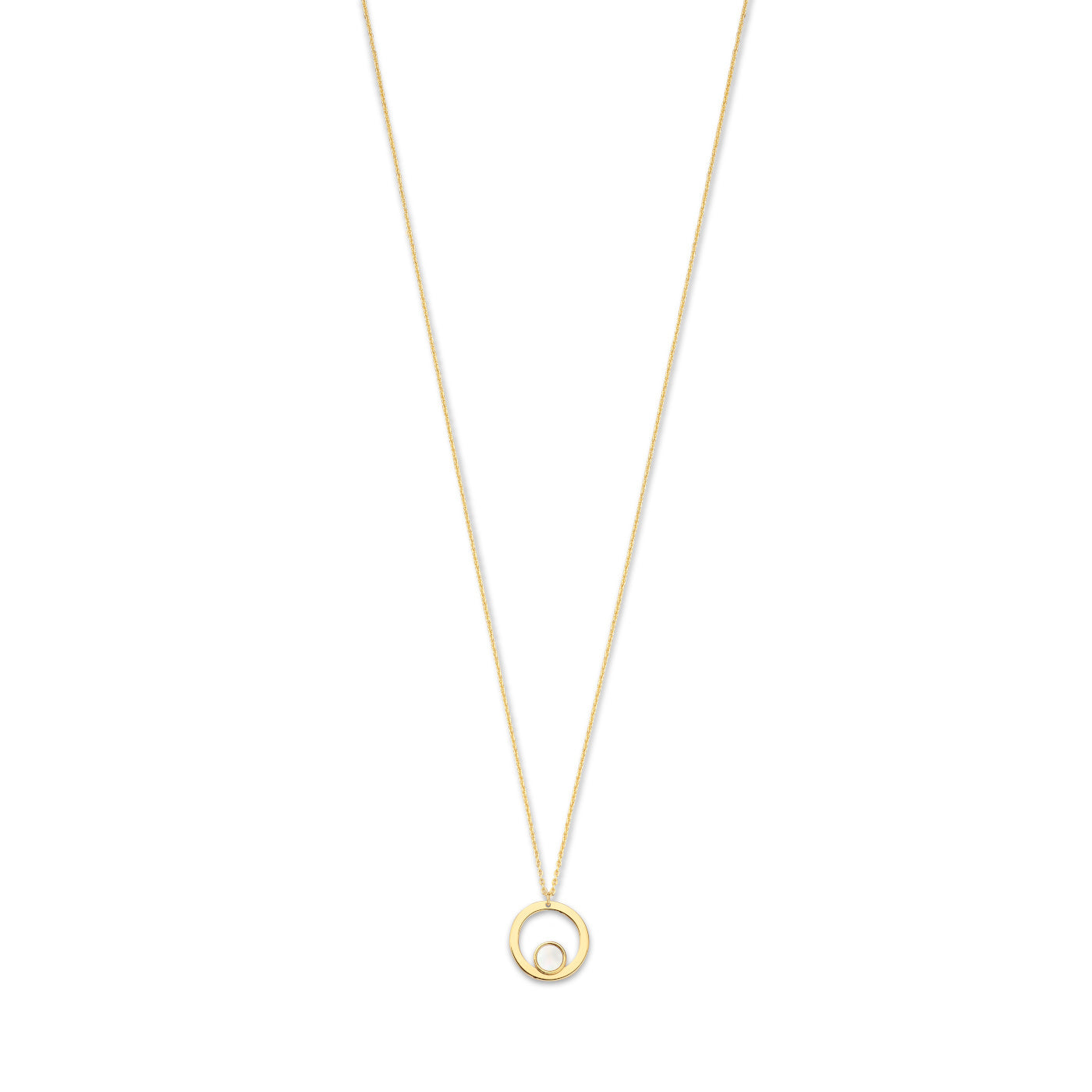 Belleville Nova 14 karat gold necklace with mother of pearl -  - Isabel Bernard